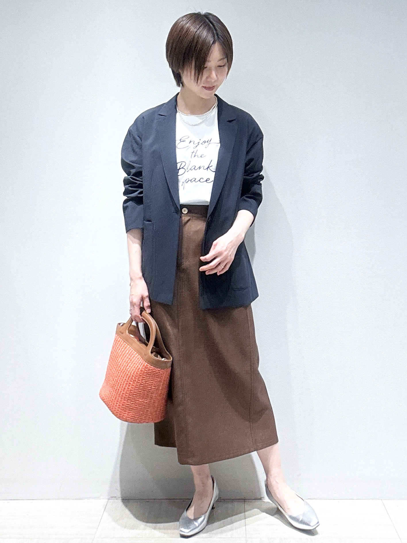 まちこさんの「Reflect｜【SS-4Lサイズ／接触冷感／シワになりにくい】リラクシーテーラードジャケット」を使ったコーディネート