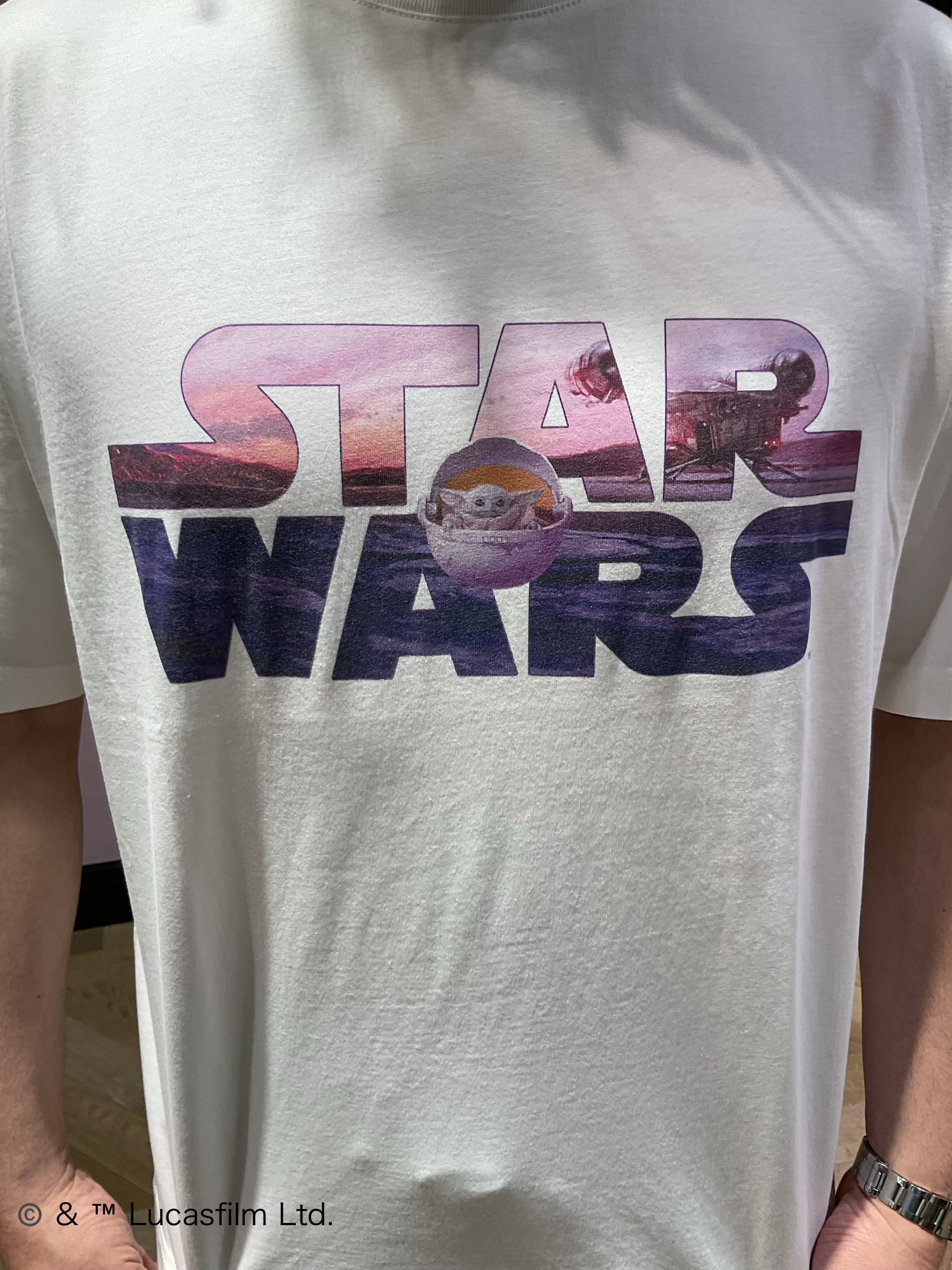 Nagaseさんの「DRESSTERIOR｜【接触冷感】STAR WARS ロゴTシャツ」を使ったコーディネート