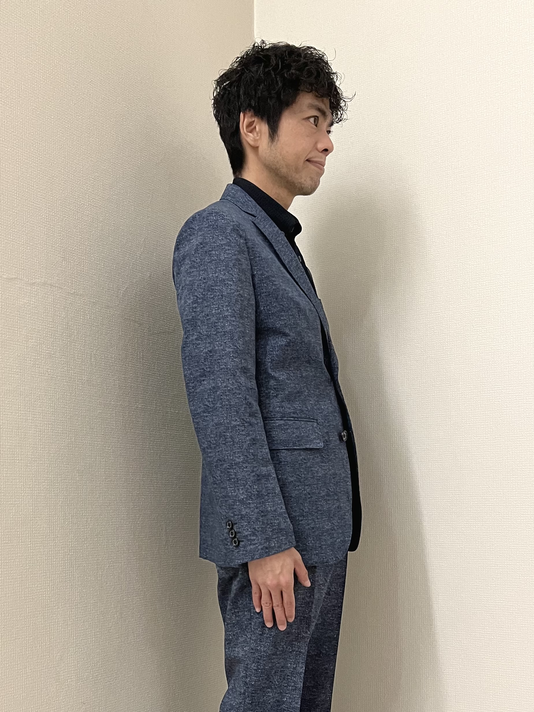 URAさんの「TAKEO KIKUCHI｜【抗菌防臭】COOL DOTS（R）ドビープリント ジャケット」を使ったコーディネート