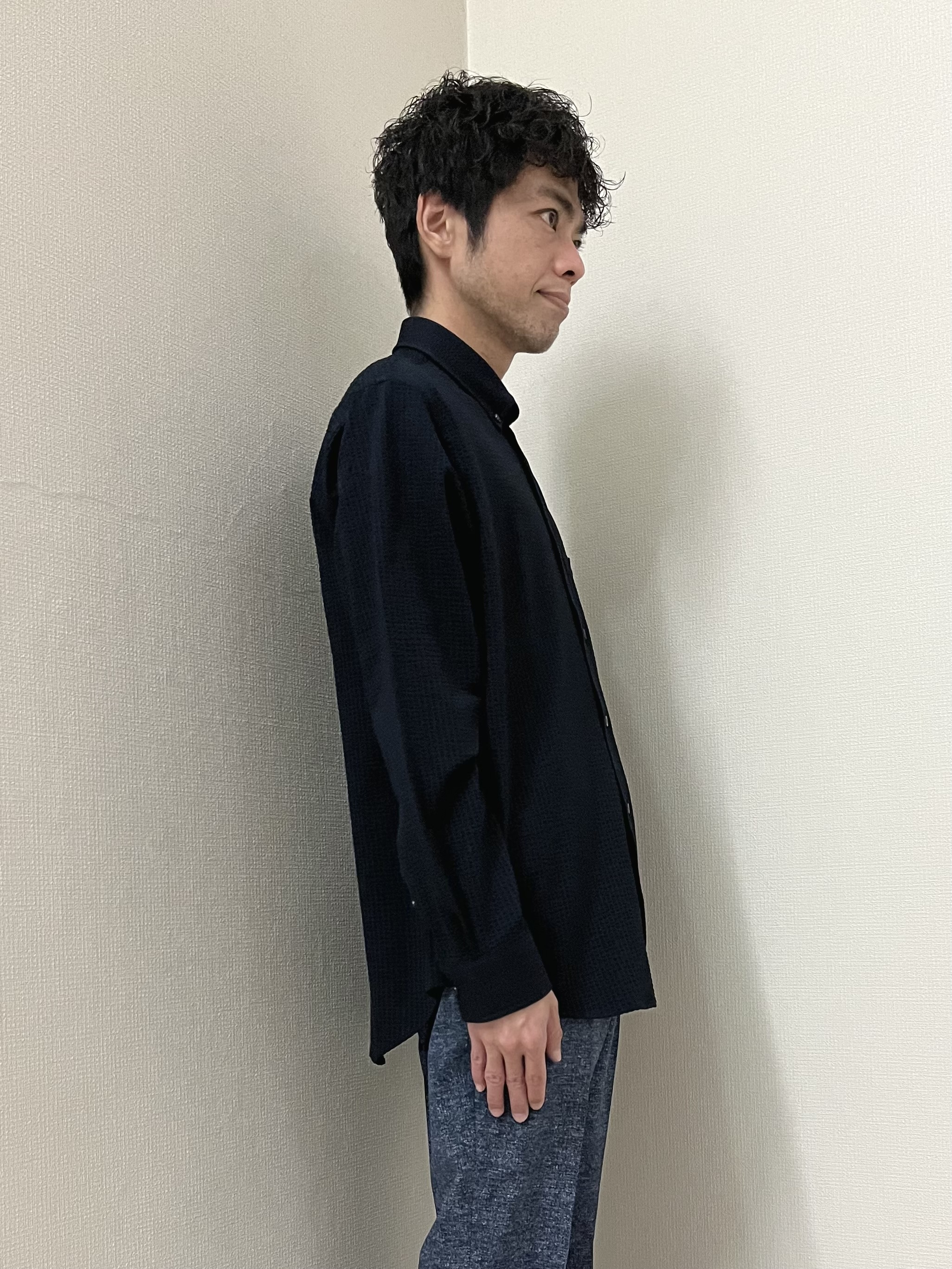 URAさんの「TAKEO KIKUCHI｜【抗菌防臭】COOL DOTS（R）ドビープリント ジャケット」を使ったコーディネート