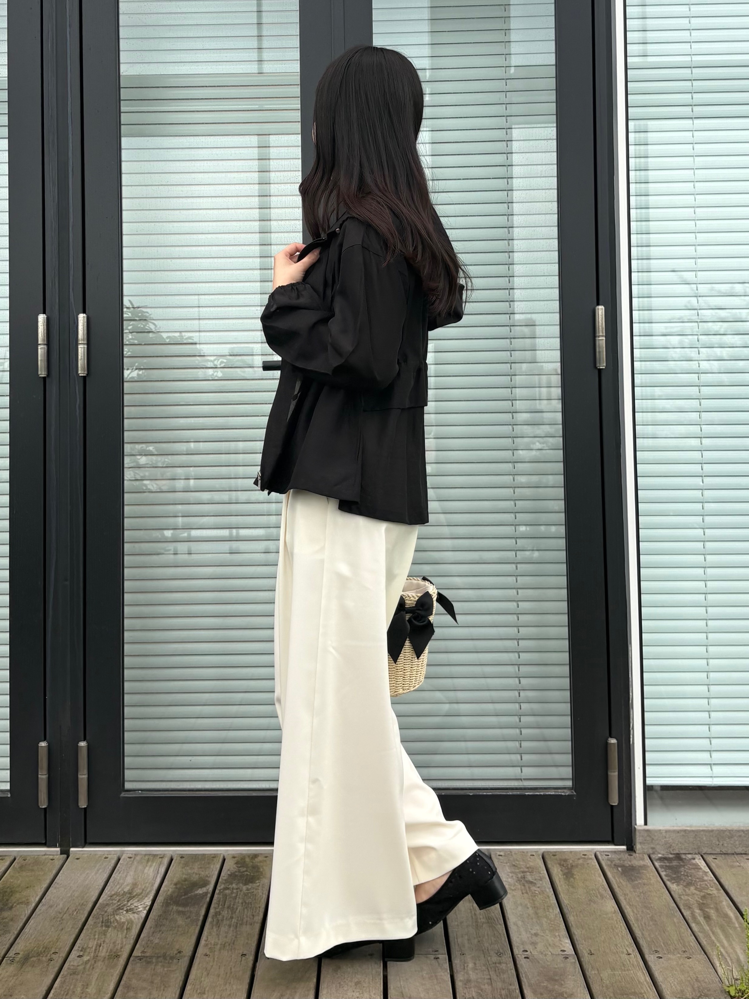 AOIさんの「Couture brooch｜【洗える】愛されシアーマンパ」を使ったコーディネート