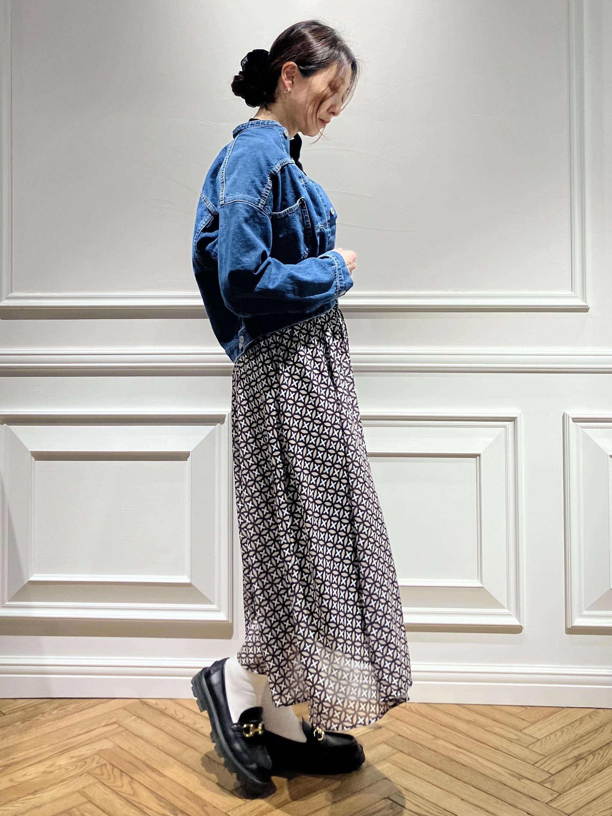 TSUKUIさんの「DRESSTERIOR｜【ウォッシャブル】ヴィンテージバンドカラーGジャン」を使ったコーディネート
