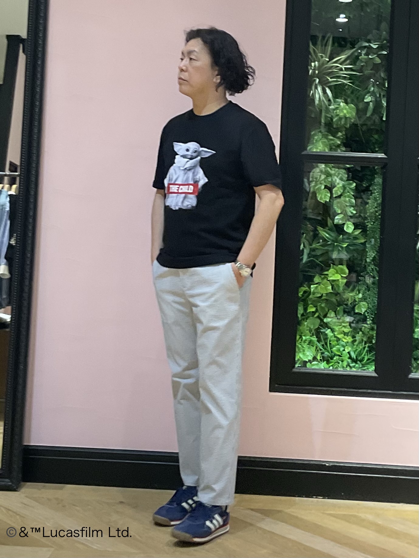 Nagaseさんの「DRESSTERIOR｜【接触冷感】STAR WARS ストリートTシャツ」を使ったコーディネート