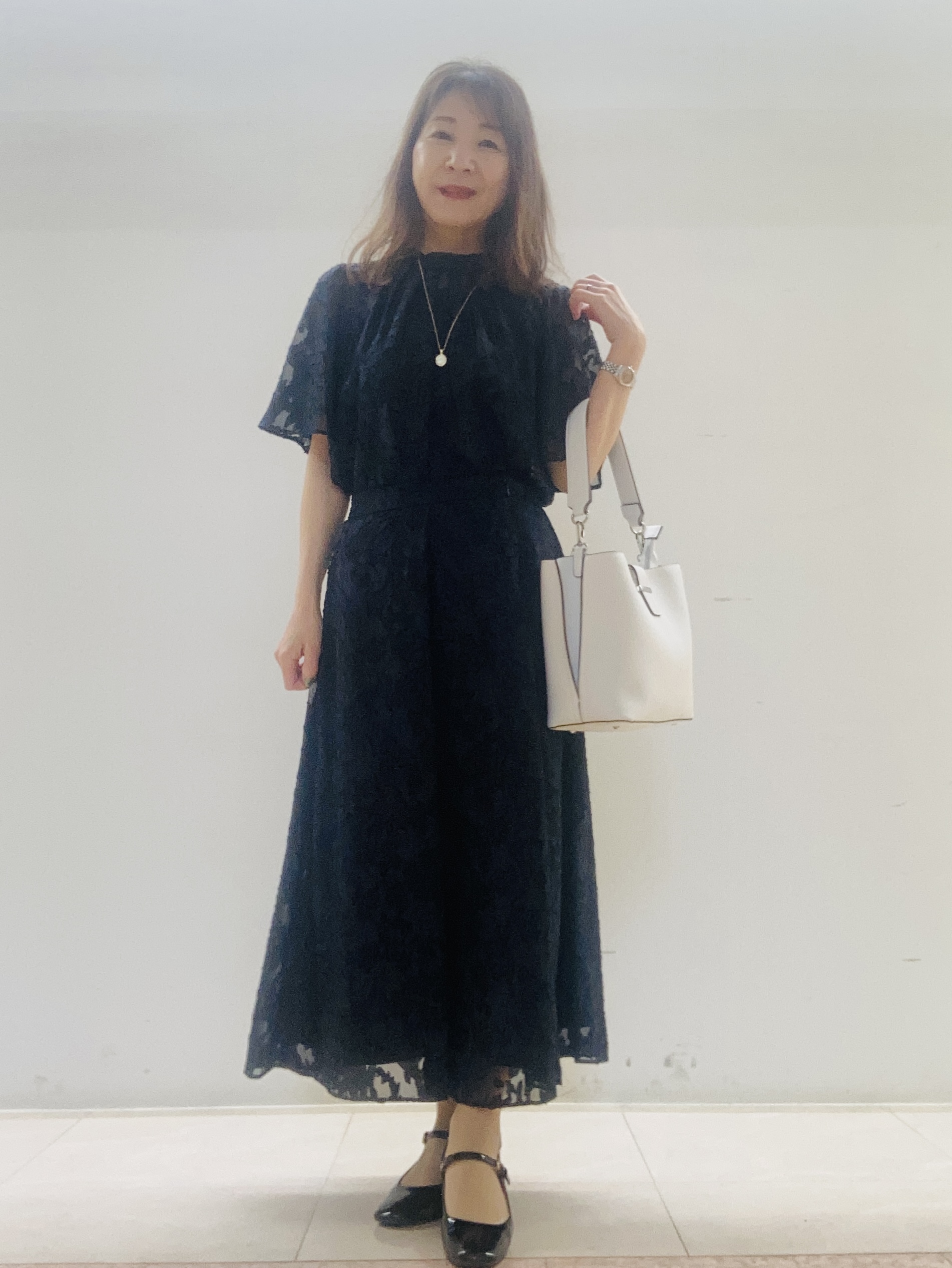 kurodaさんの「Reflect｜【選べる2柄／セットアップ可】プチスタンドカラーブラウス」を使ったコーディネート