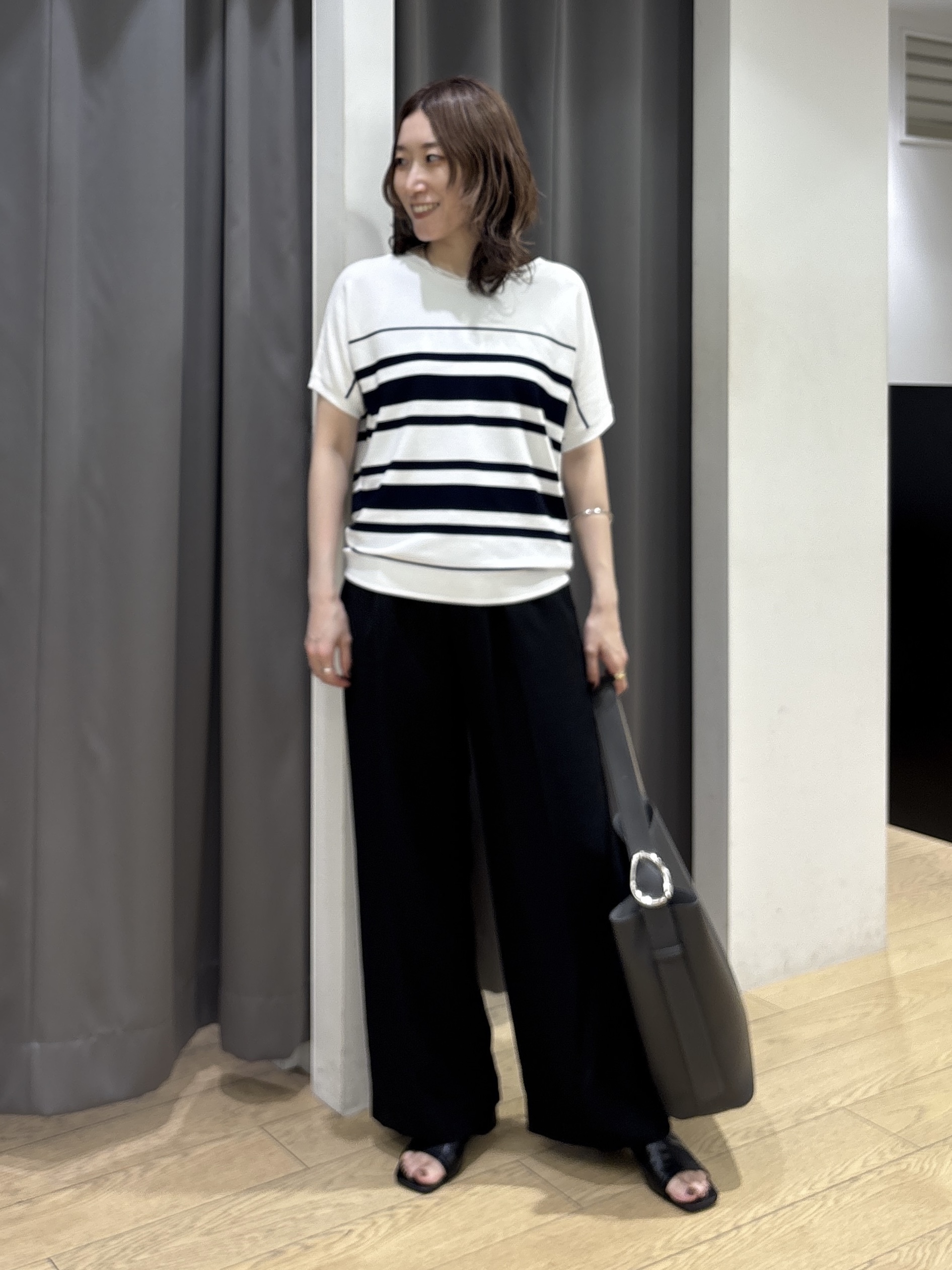 kotakiさんの「INDIVI｜【洗える／メッシュ素材／SETUP可能】半袖シアージャケット」を使ったコーディネート