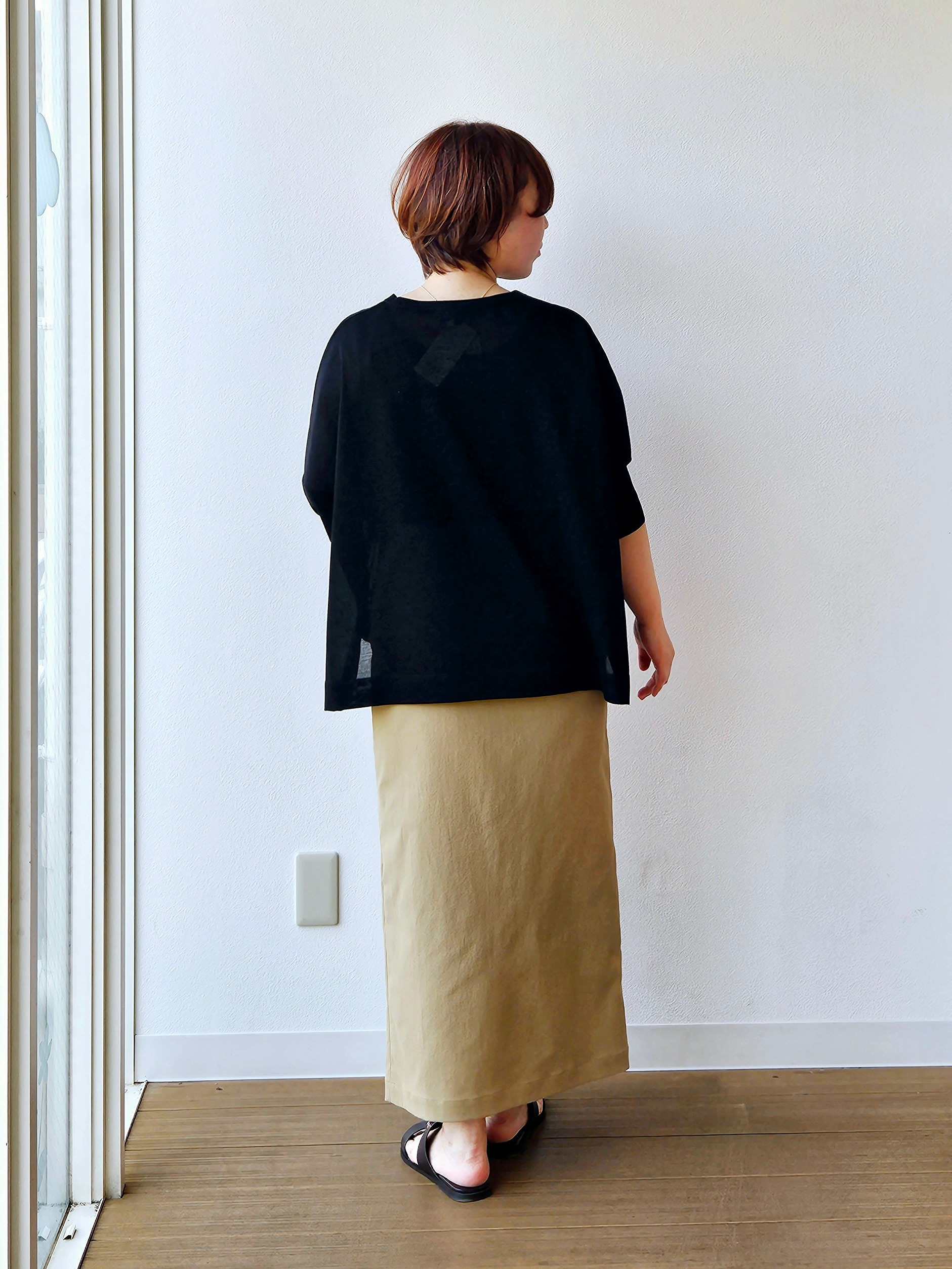 やじまさんの「UNTITLED｜【アンサンブル可/洗える】シアーレーヨンニット」を使ったコーディネート