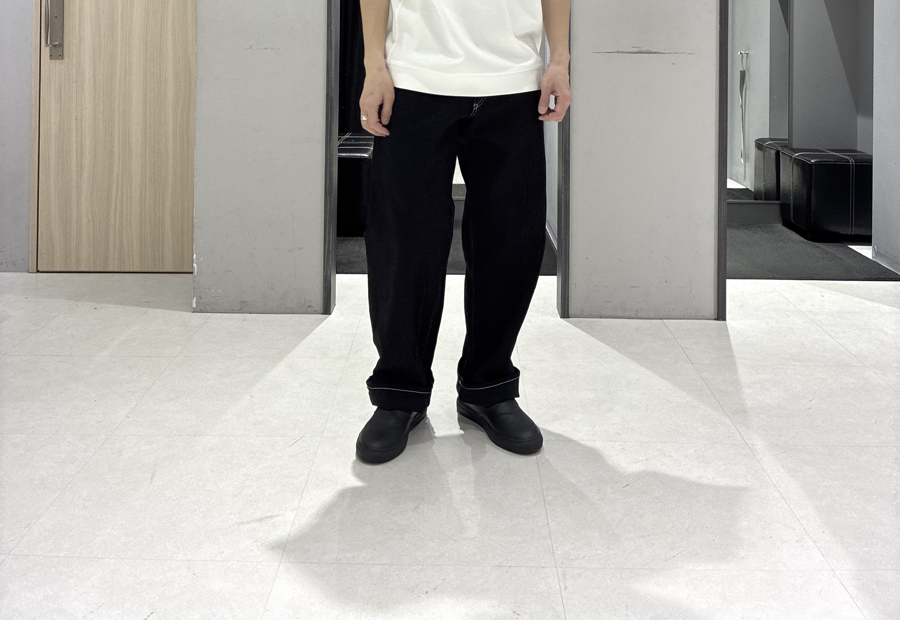 わいずみさんの「TAKEO KIKUCHI｜【BOWLER HAT LABEL】ビリケンさんプリント 半袖シャツ」を使ったコーディネート