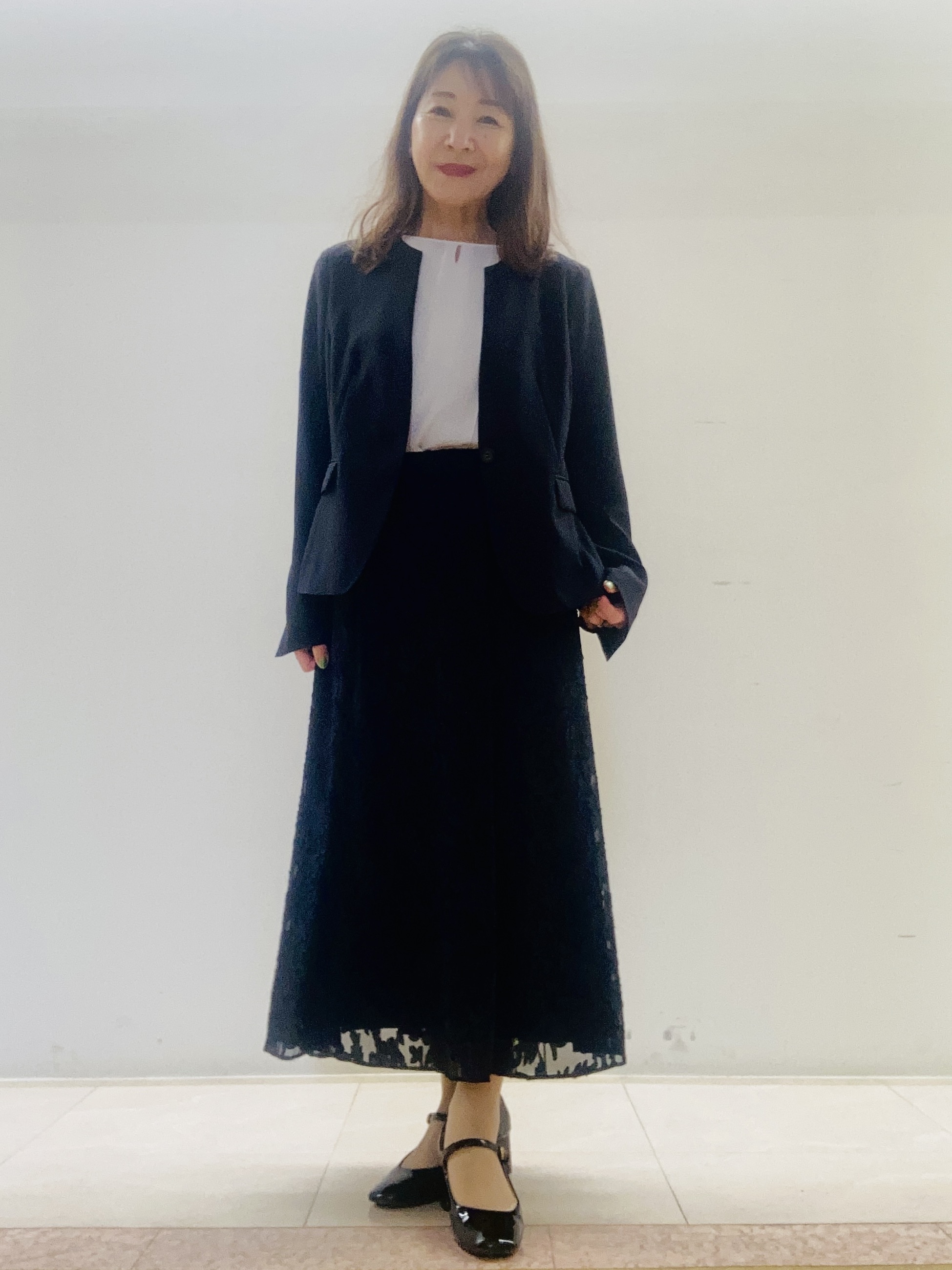 kurodaさんの「Reflect｜【UVカット／接触冷感】五分袖シフォンブラウス」を使ったコーディネート