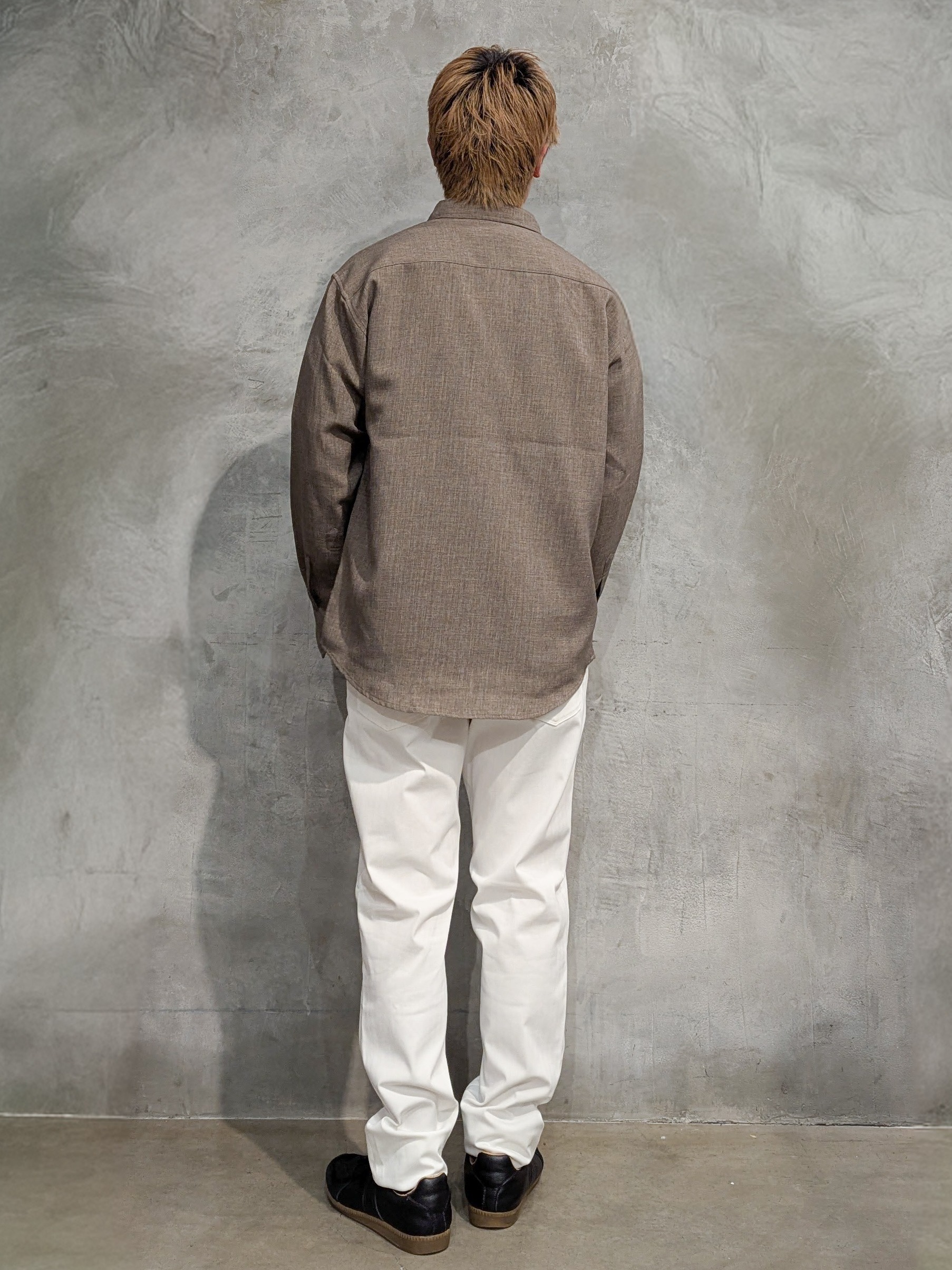 daiさんの「THE SHOP TK｜【LINO FINE】リネンライク 長袖シャツ UVカット/イージーケア/吸水速乾/洗濯機OK」を使ったコーディネート