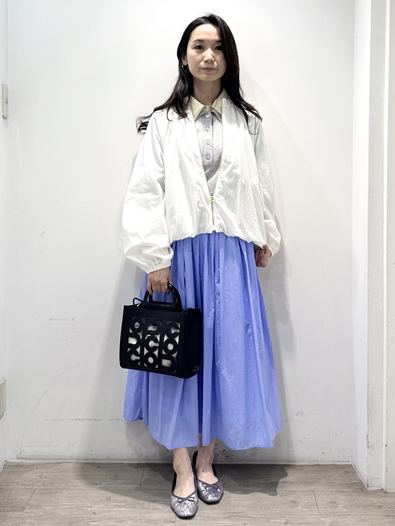 yuicciさんの「OPAQUE.CLIP｜撥水 裾バルーンブルゾン【洗濯機OK】」を使ったコーディネート