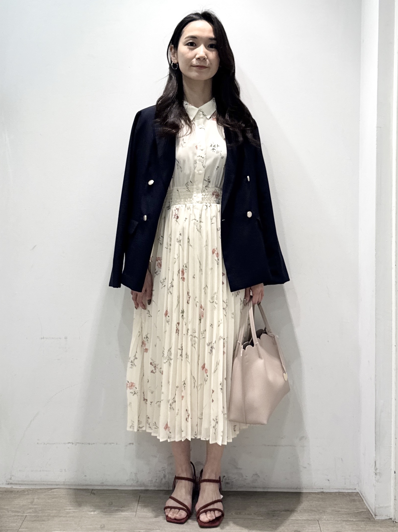 yuicciさんの「OPAQUE.CLIP｜《再入荷》ダブルブレストテーラードジャケット【接触冷感／吸水速乾／イージーアイロン／防シワ／洗濯機O」を使ったコーディネート