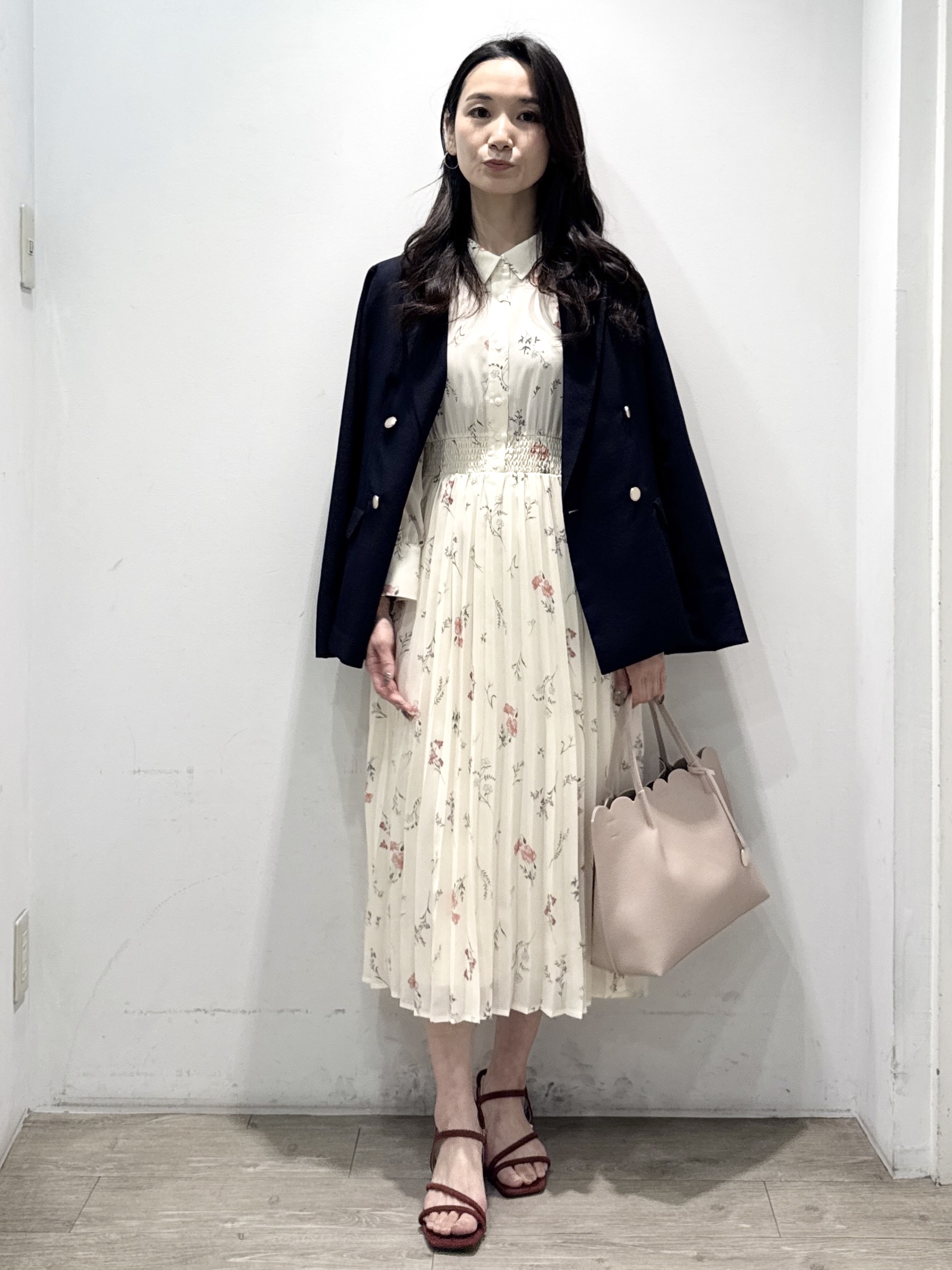 yuicciさんの「OPAQUE.CLIP｜《再入荷》ダブルブレストテーラードジャケット【接触冷感／吸水速乾／イージーアイロン／防シワ／洗濯機O」を使ったコーディネート