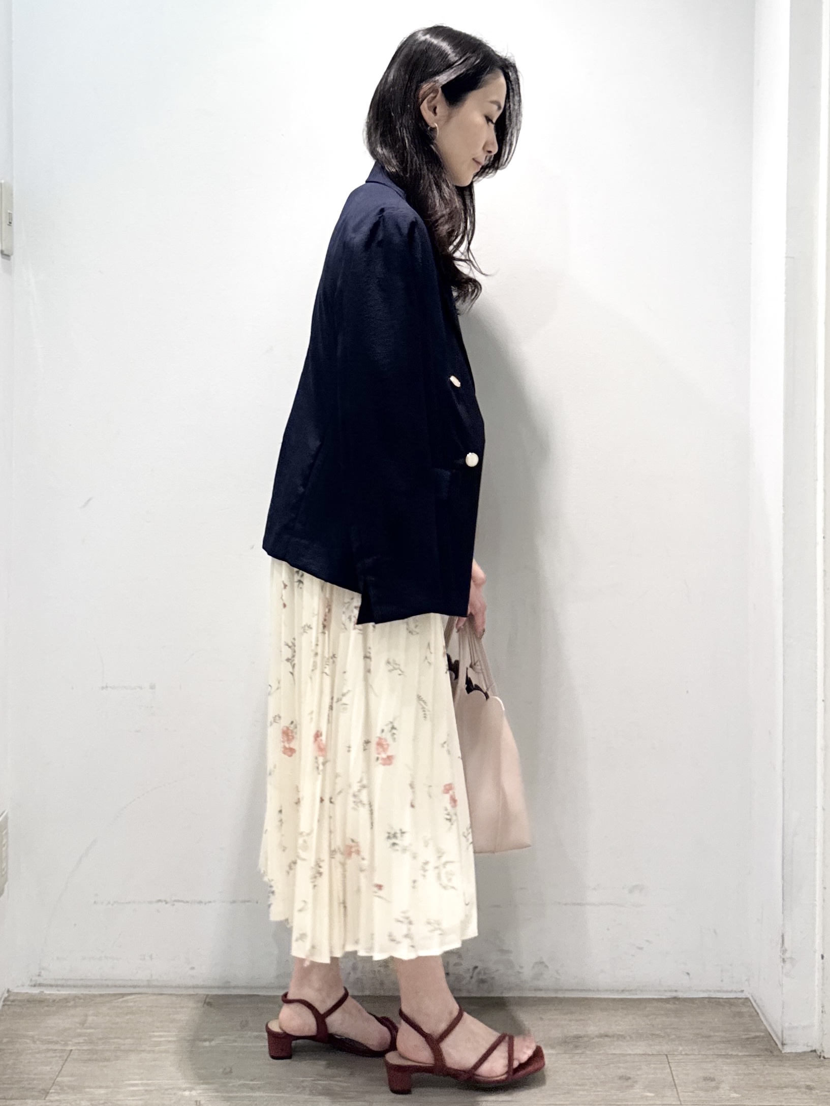 yuicciさんの「OPAQUE.CLIP｜《再入荷》ダブルブレストテーラードジャケット【接触冷感／吸水速乾／イージーアイロン／防シワ／洗濯機O」を使ったコーディネート