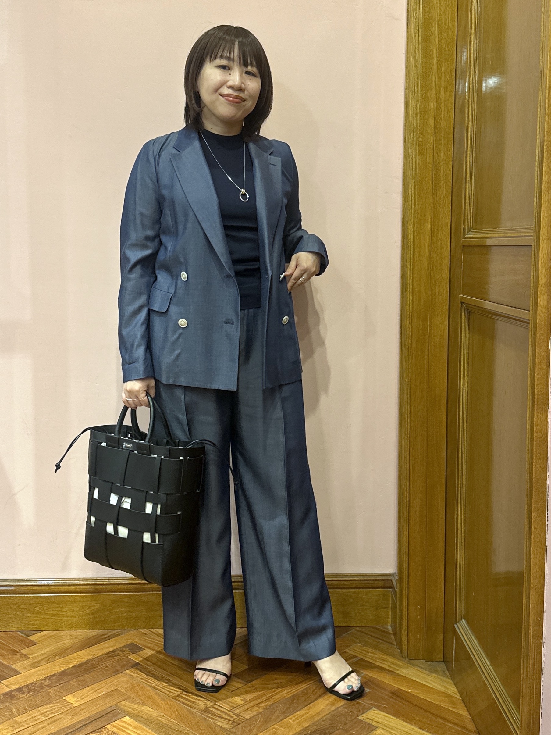 komatsuさんの「DRESSTERIOR｜【otonaMUSE5月号掲載/セットアップ可】テンセルデニムダブルジャケット」を使ったコーディネート