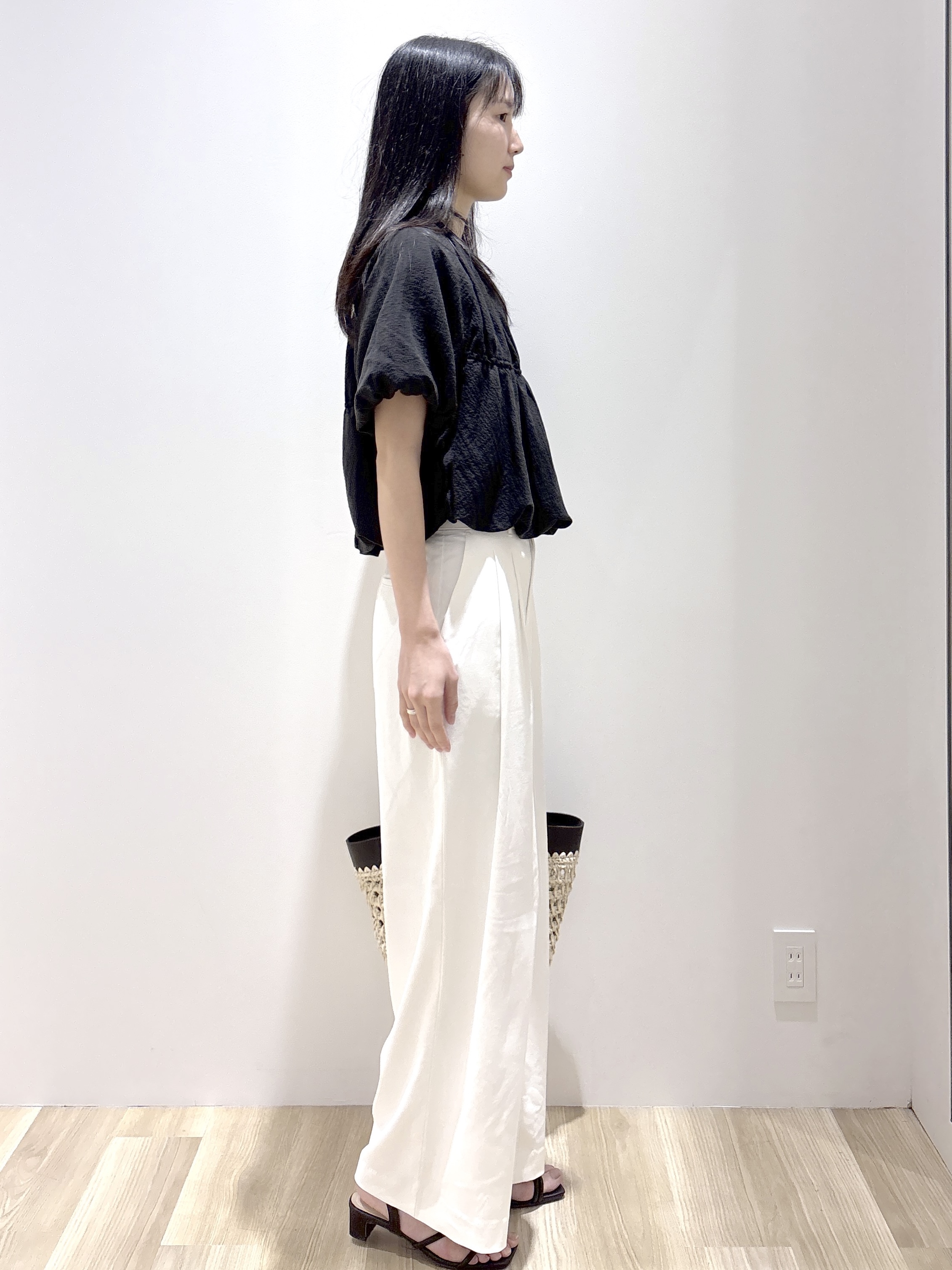 sachikoさんの「OPAQUE.CLIP｜バルーンデザインブラウス【洗濯機OK】」を使ったコーディネート