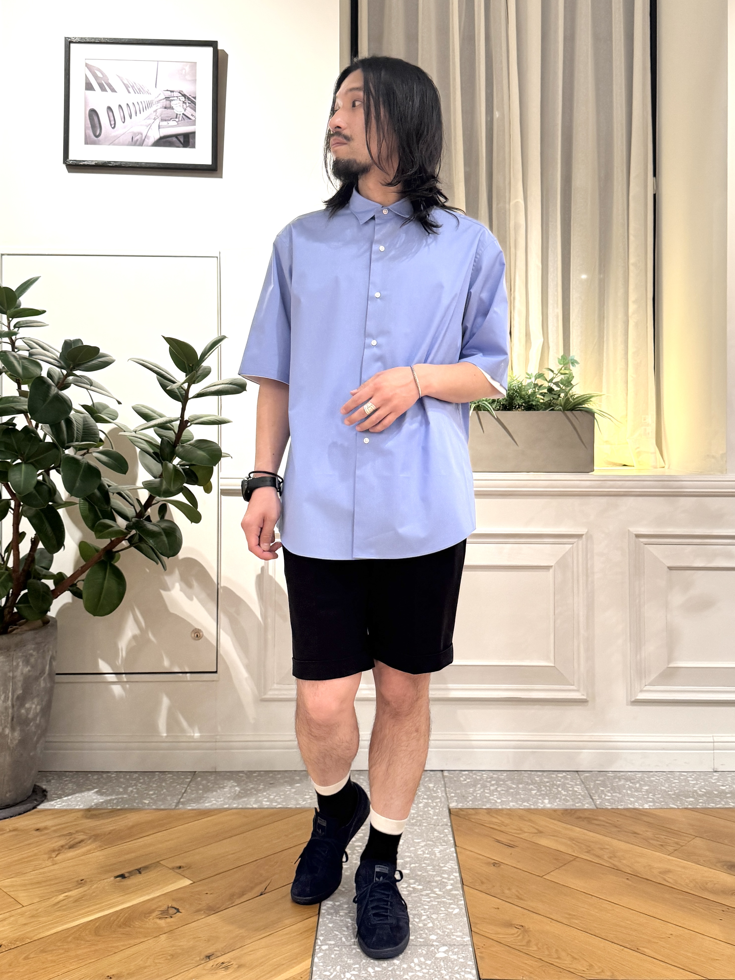kawarataniさんの「DRESSTERIOR｜【干場義雅&times;DRESSTERIOR】シドグラスシャツ」を使ったコーディネート