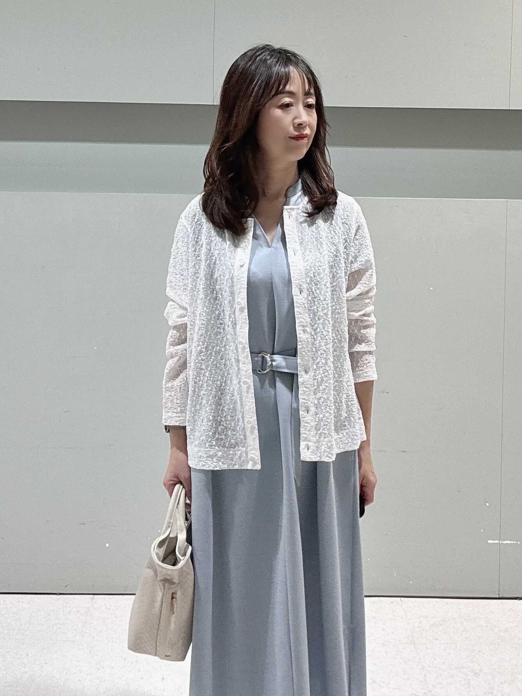 makiさんの「UNTITLED｜【古畑星夏さん着用/シアー】ストレッチレースカーディガン」を使ったコーディネート