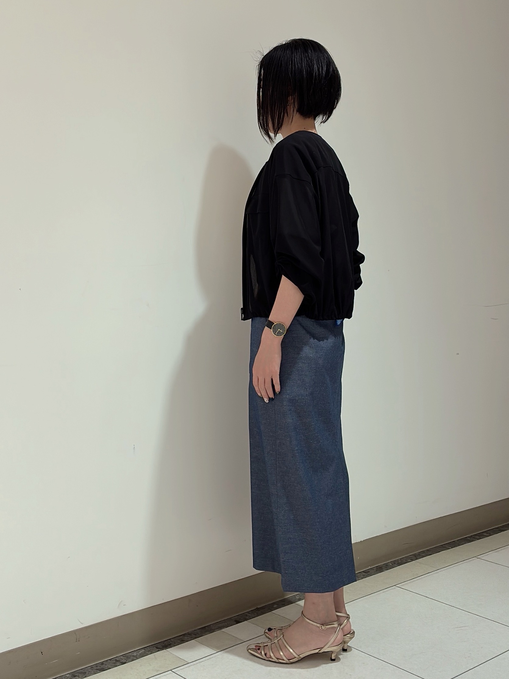 環さんの「UNTITLED｜【古畑星夏さん着用/洗える】シアーブルゾン」を使ったコーディネート