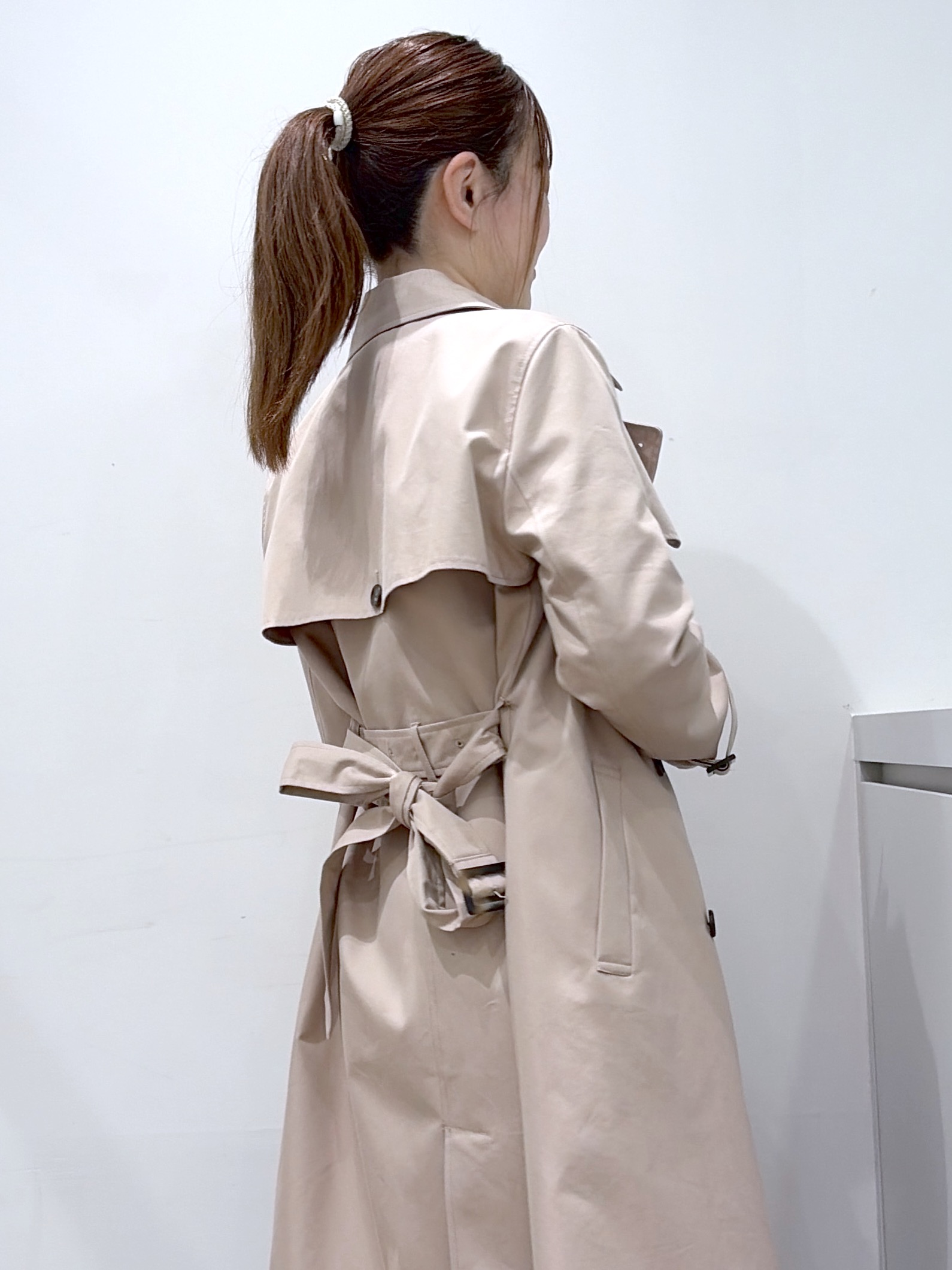 Junさんの「index｜撥水トレンチコート【洗濯機OK／花粉対応】《XS～3L》」を使ったコーディネート