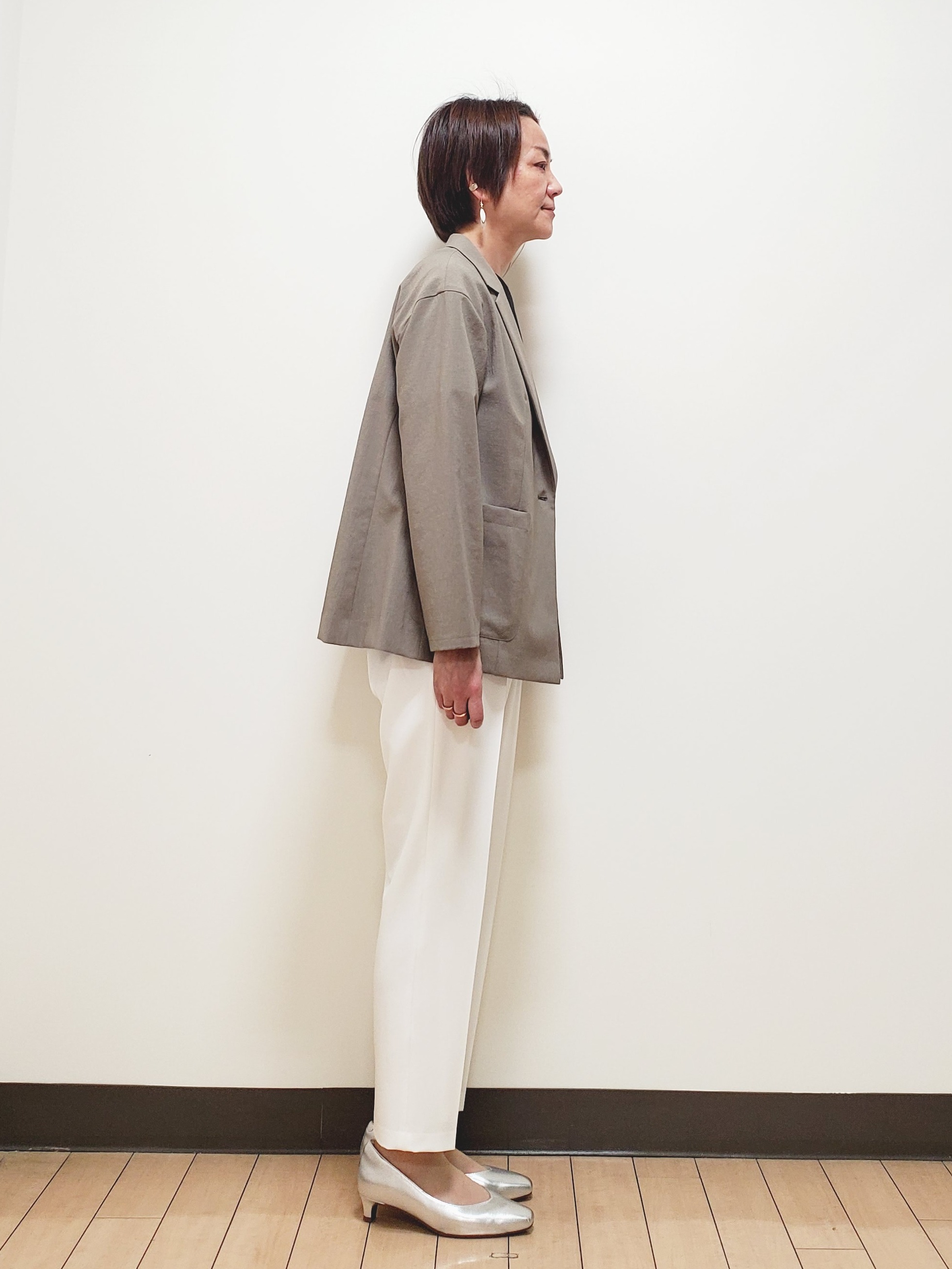 yuuさんの「Reflect｜【SS-4Lサイズ／接触冷感／シワになりにくい】リラクシーテーラードジャケット」を使ったコーディネート