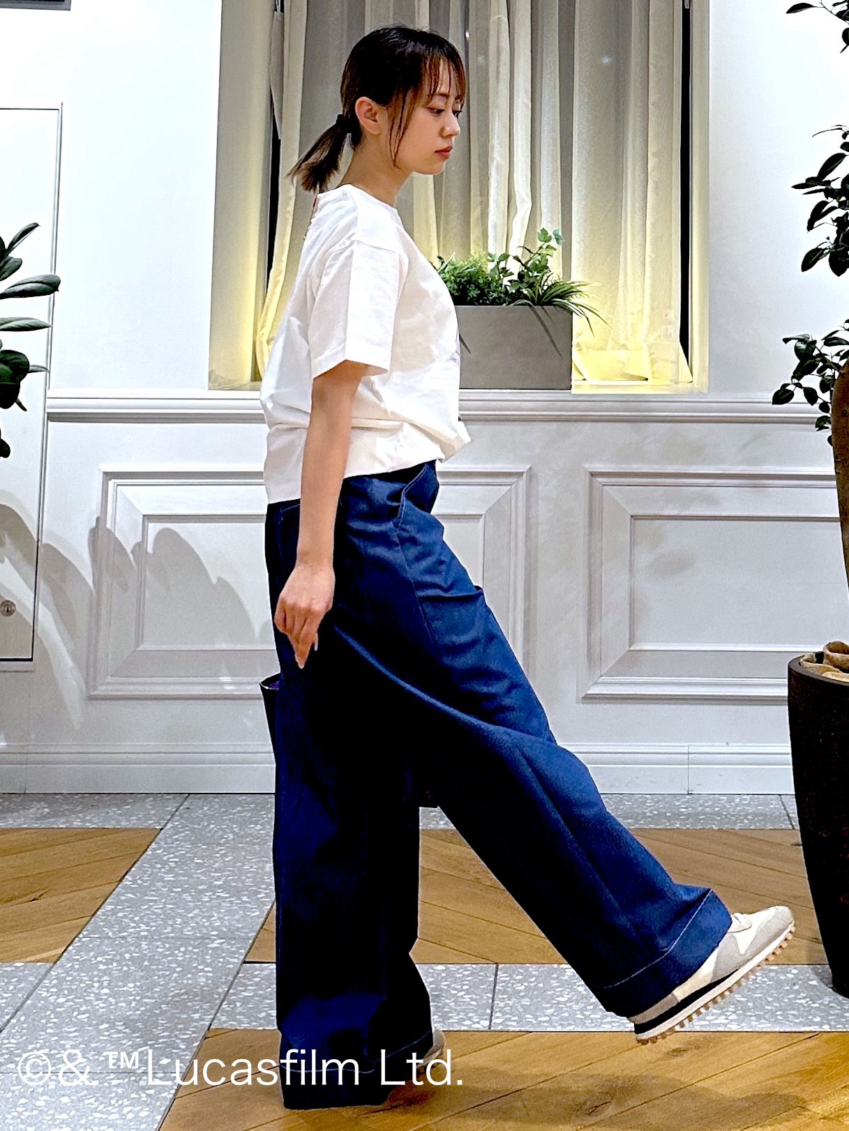 なべこさんの「DRESSTERIOR｜【接触冷感】STAR WARS ストリートTシャツ」を使ったコーディネート