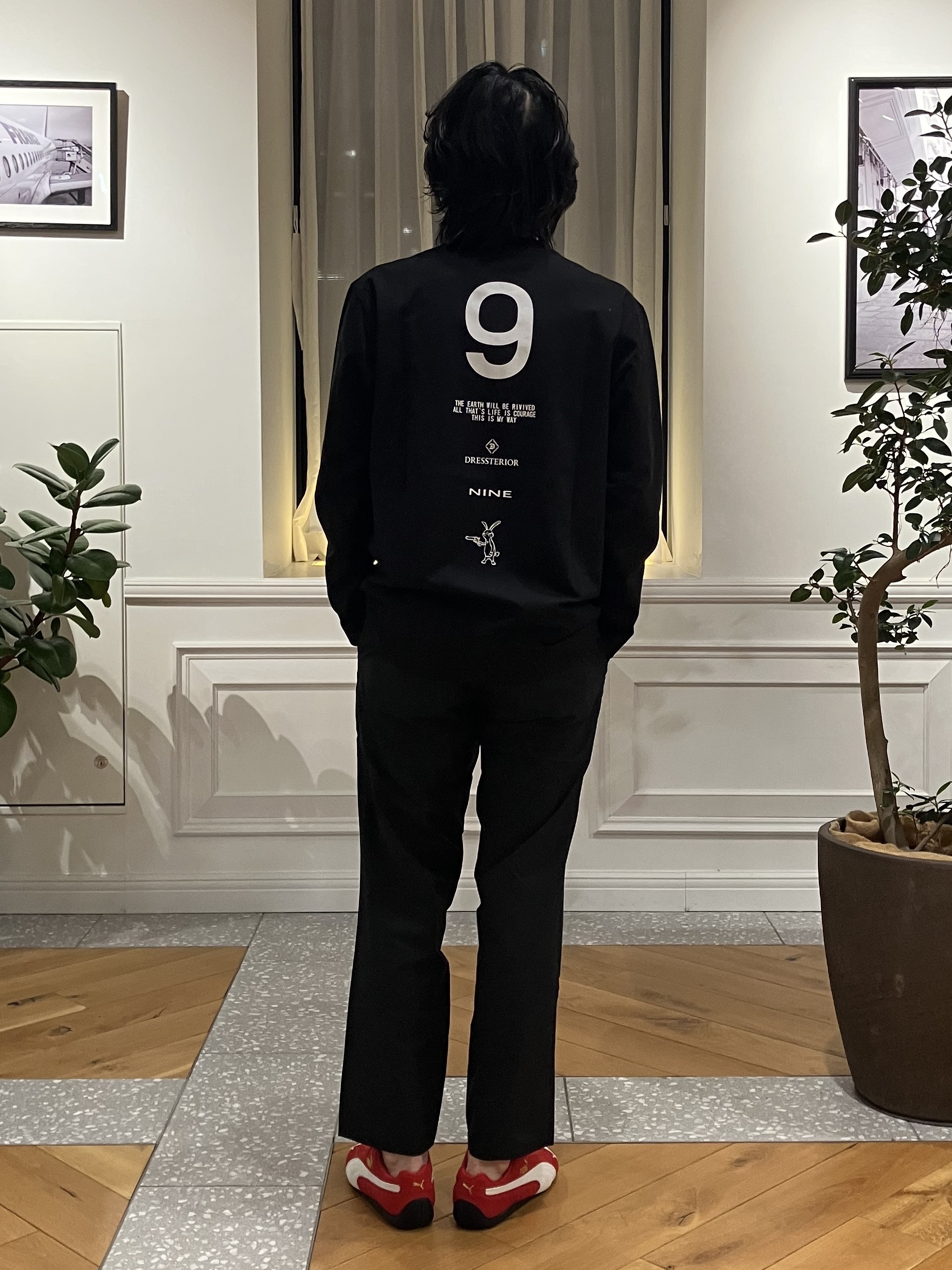 junyaさんの「DRESSTERIOR｜【接触冷感/UVカット/抗菌防臭/しわ防止】クールデオドラント ロングTシャツ」を使ったコーディネート