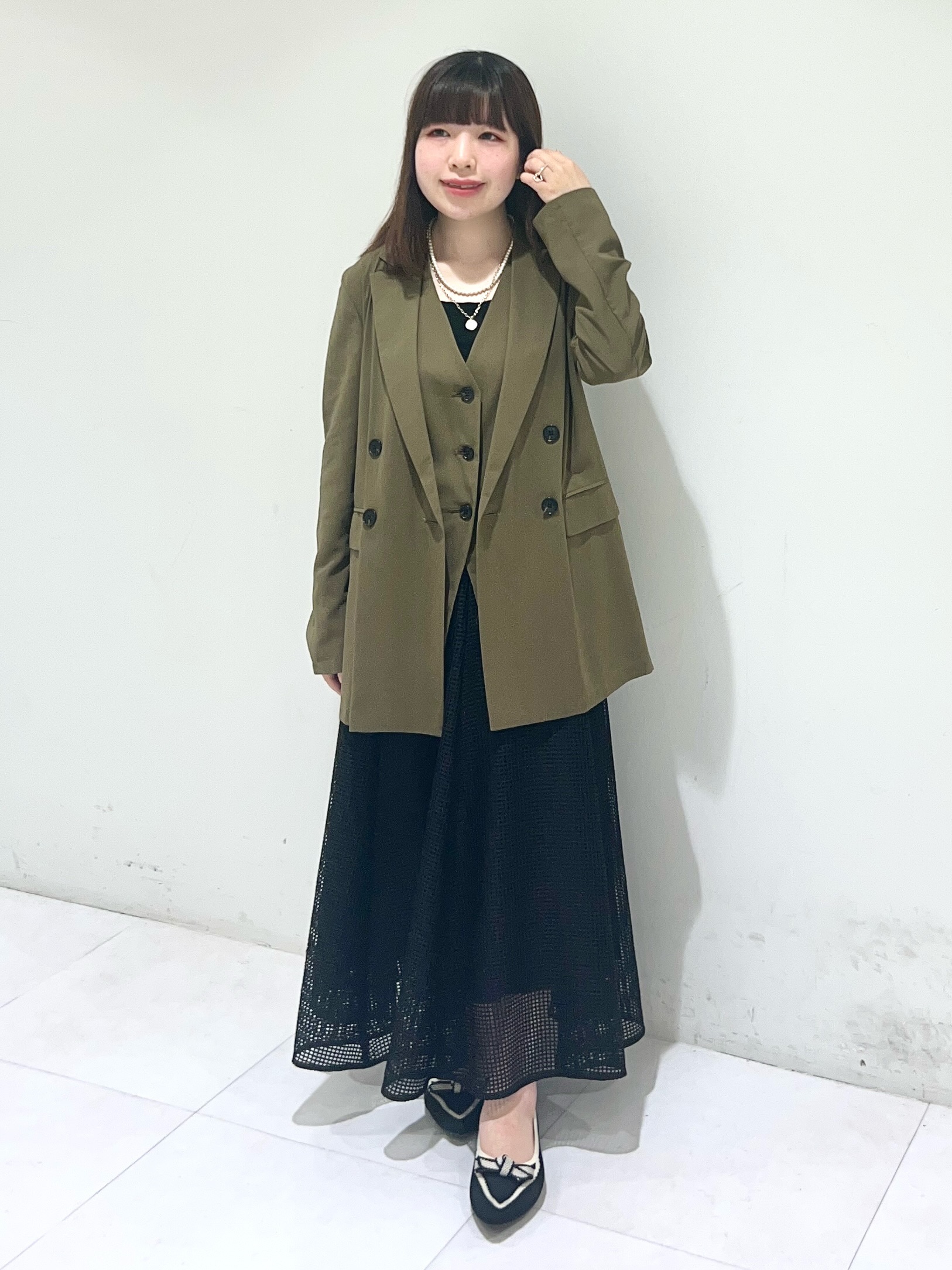 Mitsukiさんの「UNTITLED｜【セットアップ可/接触冷感/通気性】ドライシアーダブルジャケット」を使ったコーディネート