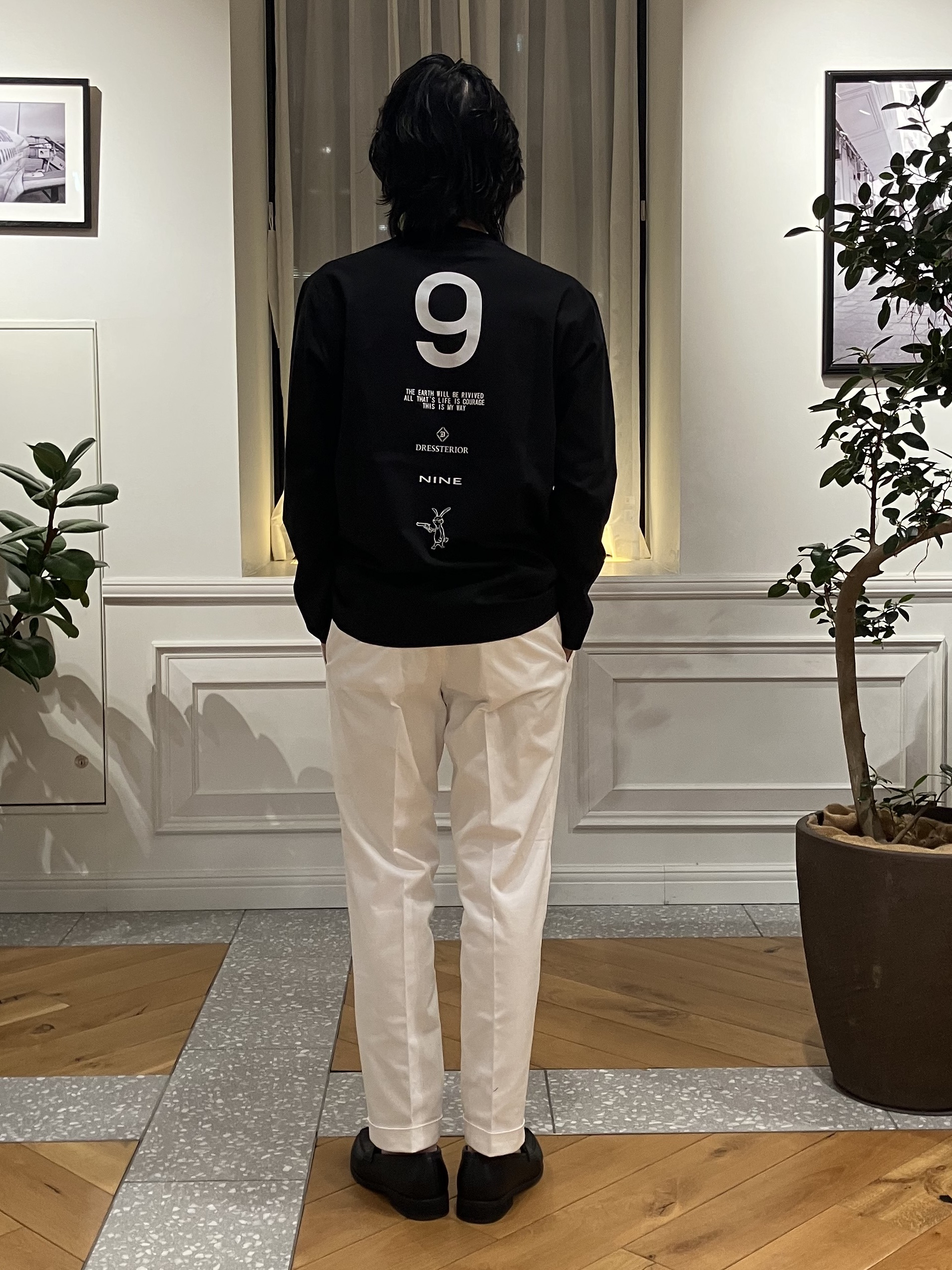 junyaさんの「DRESSTERIOR｜【接触冷感/UVカット/抗菌防臭/しわ防止】クールデオドラント ロングTシャツ」を使ったコーディネート