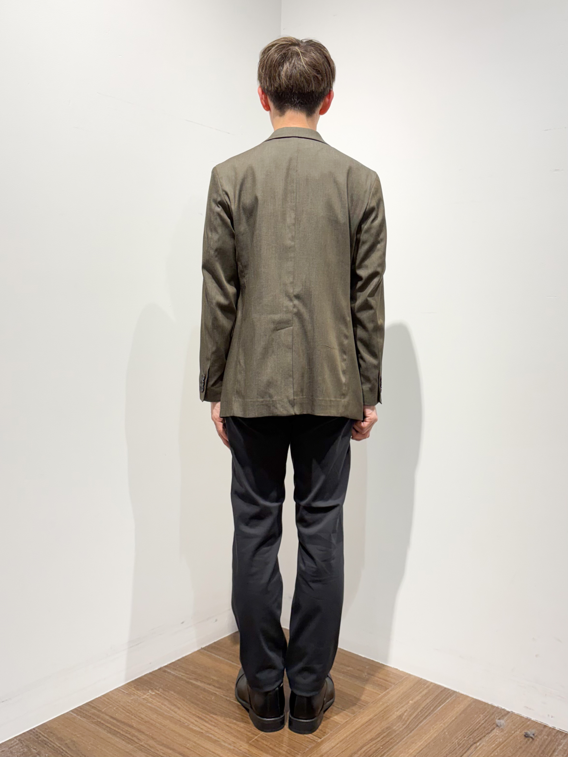 つーじーさんの「THE SHOP TK｜ライトエバーデニム ジャケット 洗濯機OK/ストレッチ/セットアップ可」を使ったコーディネート