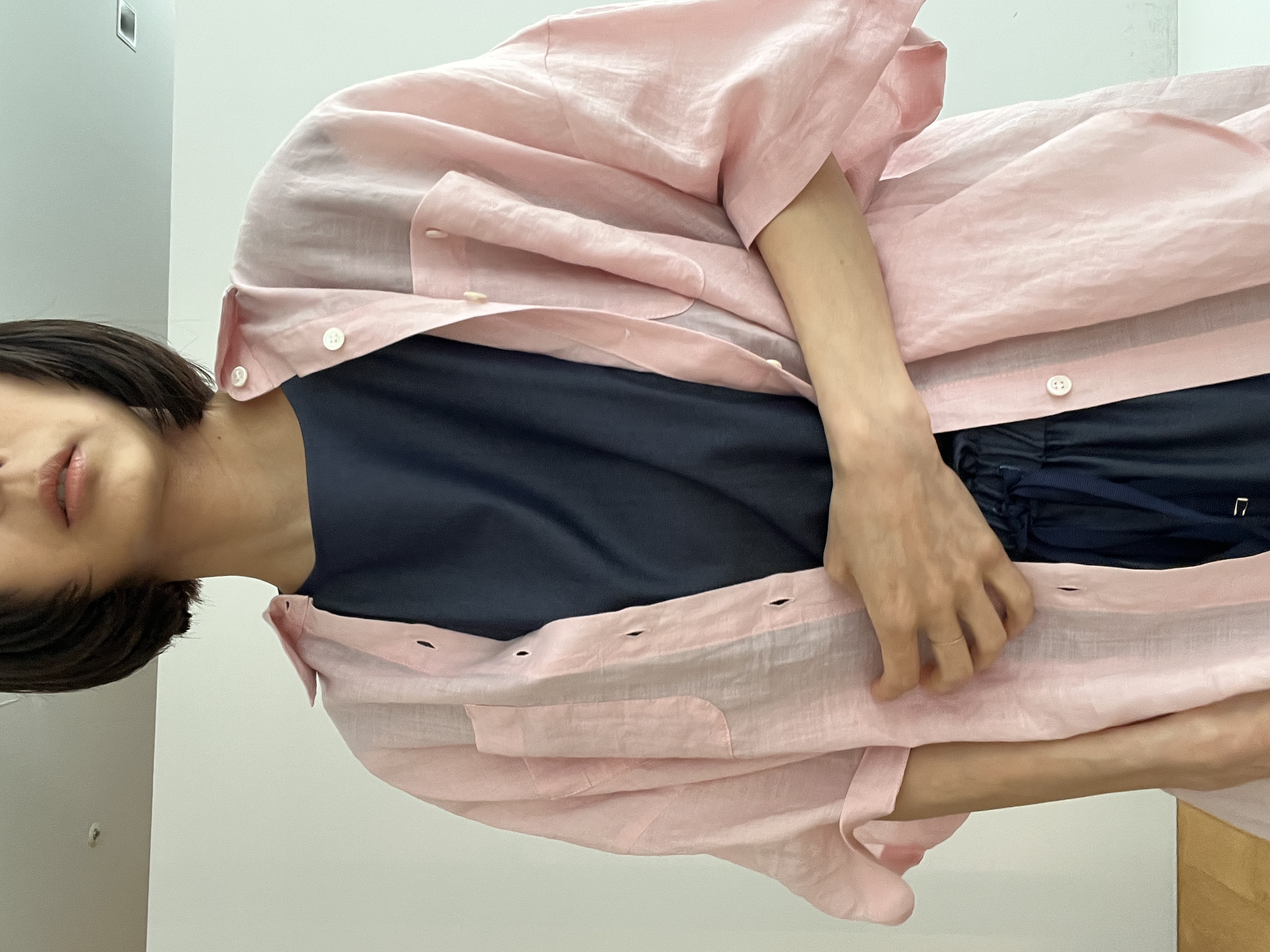misaさんの「DRESSTERIOR｜ピュアラミー シャツ」を使ったコーディネート