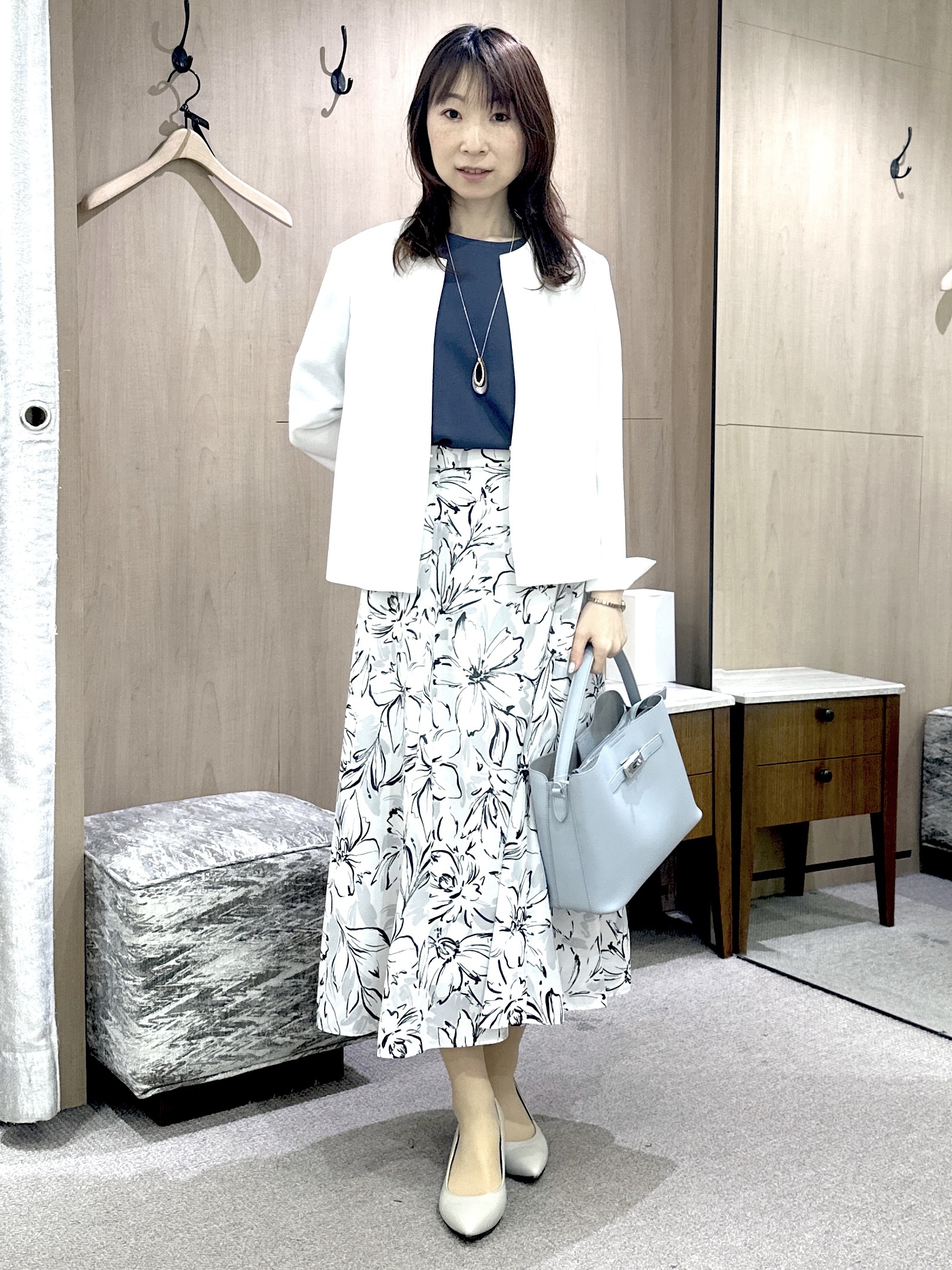 Miwaさんの「UNTITLED｜【洗える】エレガンススリーブニット」を使ったコーディネート