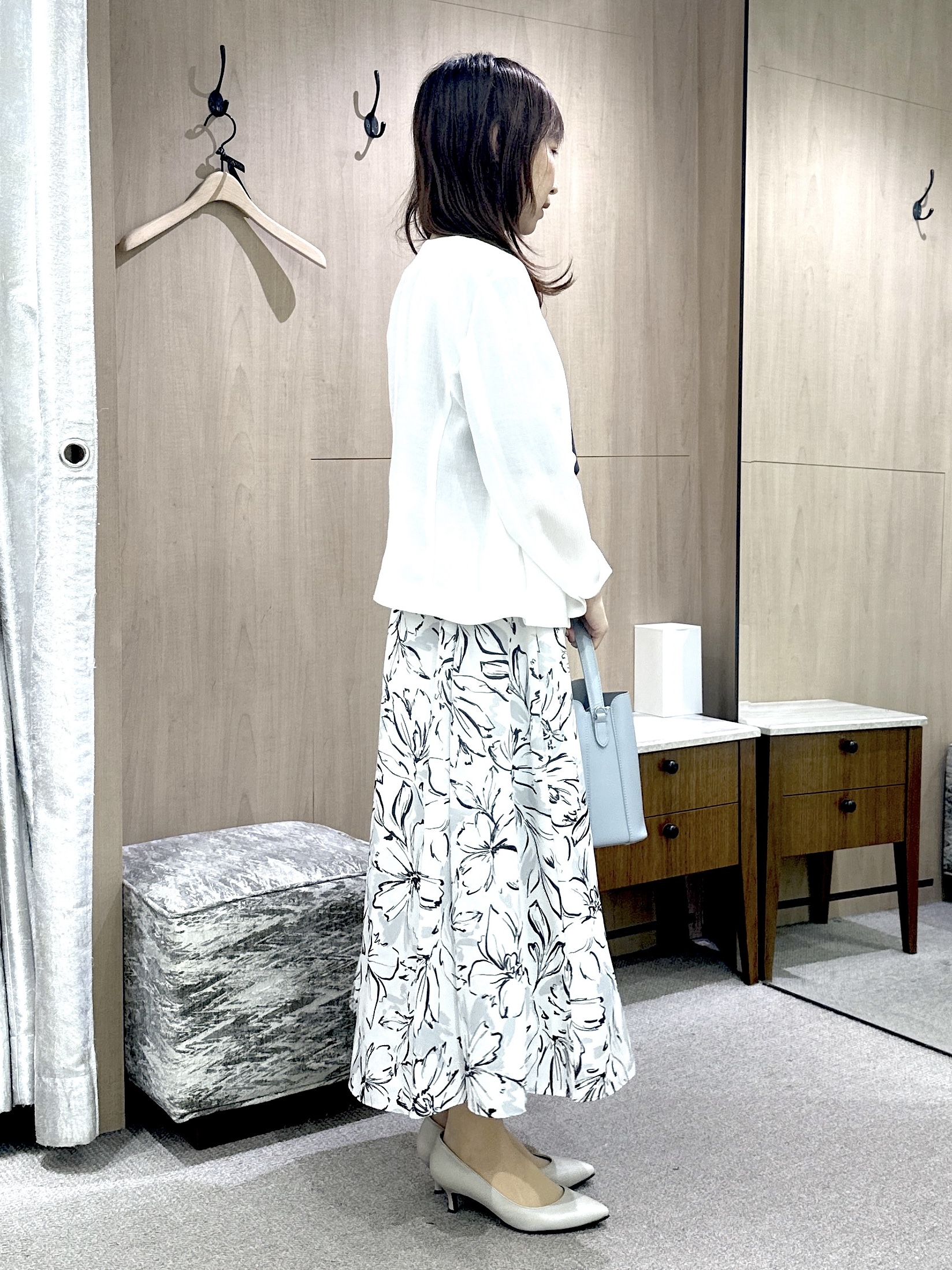 Miwaさんの「UNTITLED｜【洗える】エレガンススリーブニット」を使ったコーディネート