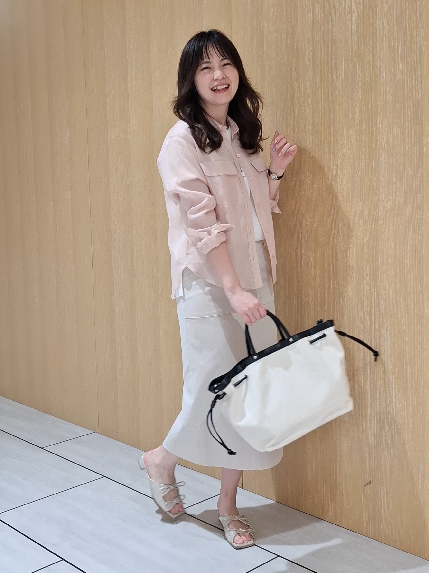 YuKaRiさんの「UNTITLED｜【古畑星夏さん着用/接触冷感】ドライタッチシャツ」を使ったコーディネート