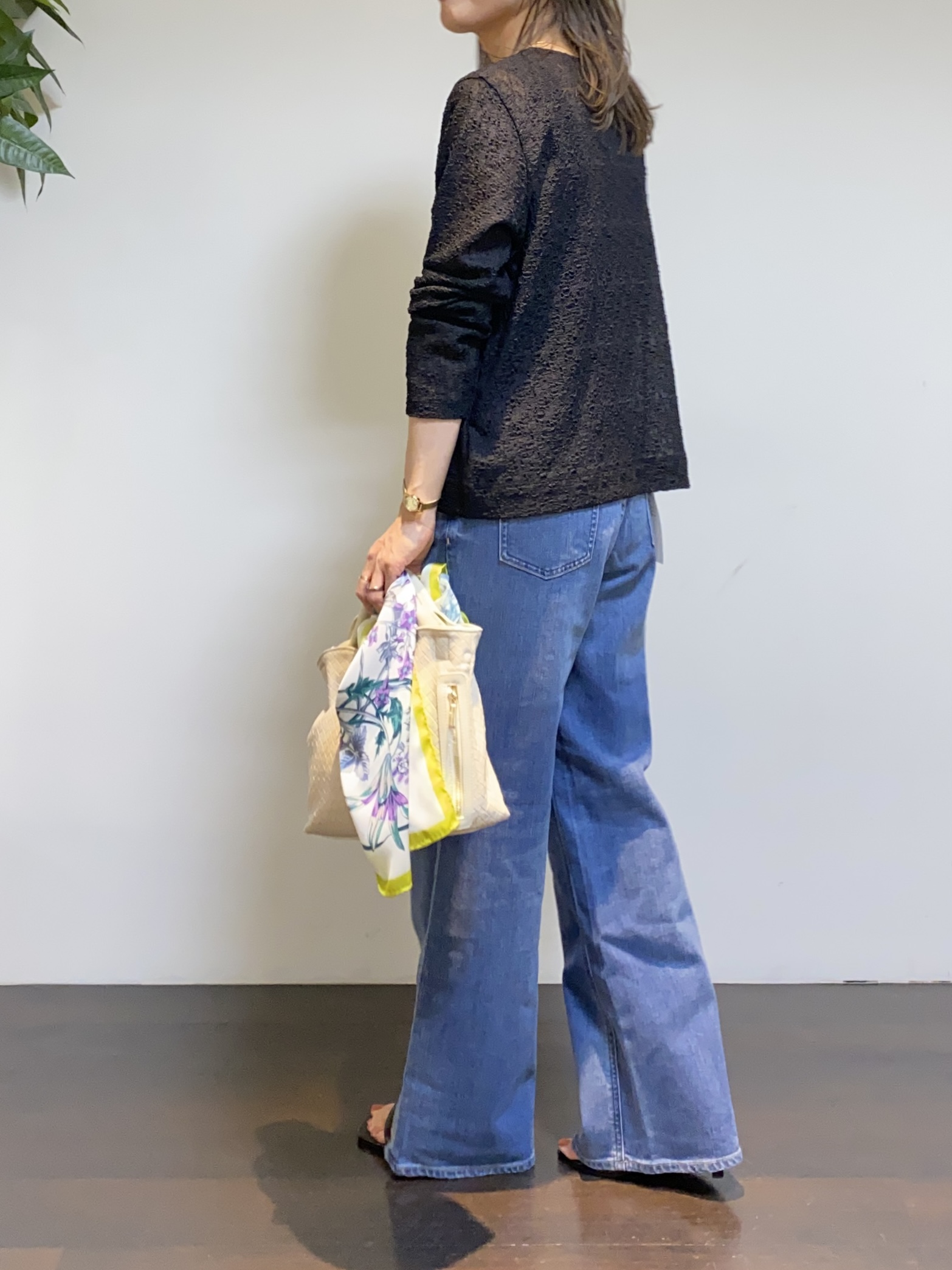 tomoさんの「UNTITLED｜【古畑星夏さん着用/シアー】ストレッチレースカーディガン」を使ったコーディネート