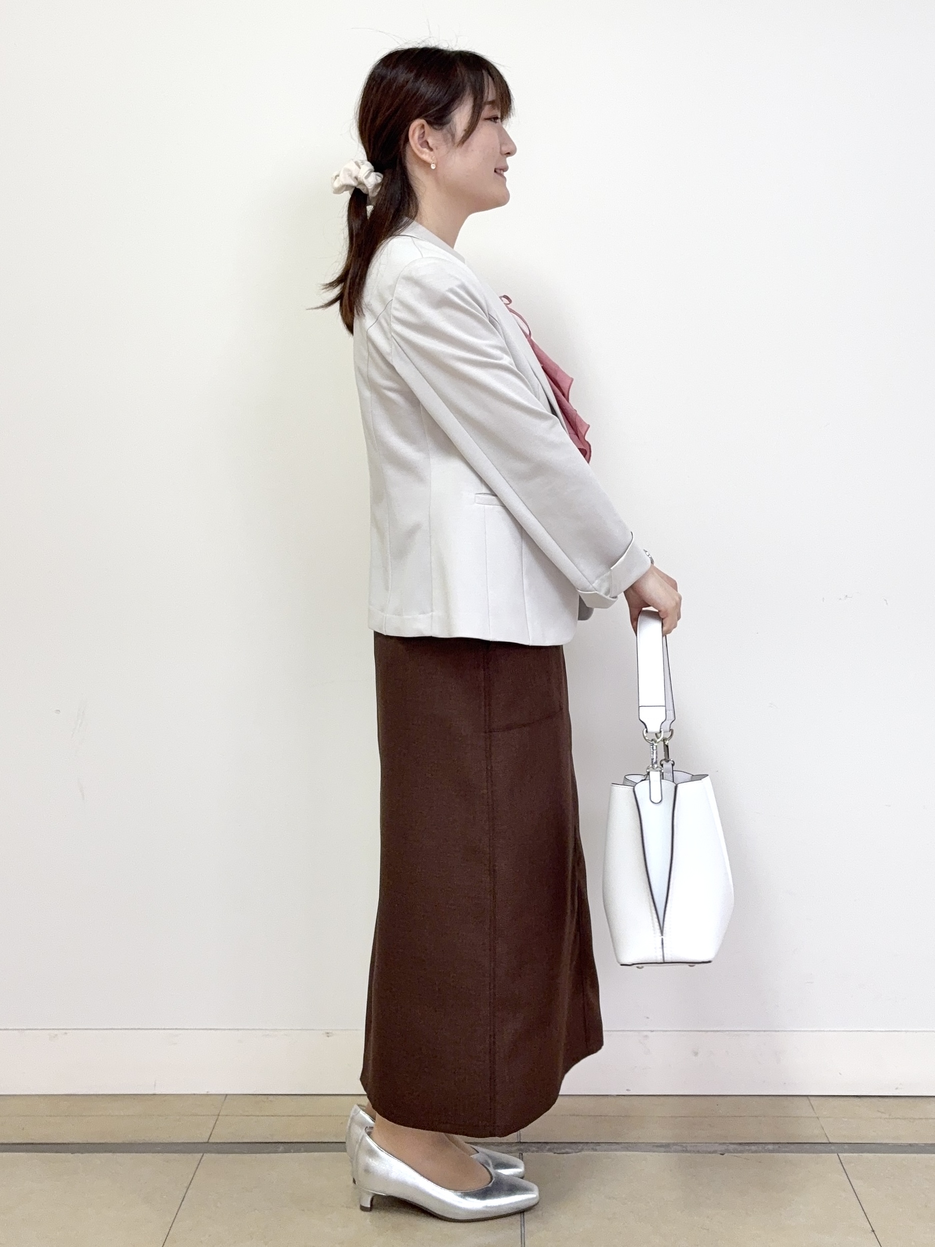 mikiさんの「Reflect｜【SS-4Lサイズ／UVカット／接触冷感】匠ジャケット／ベーシックテーラード」を使ったコーディネート