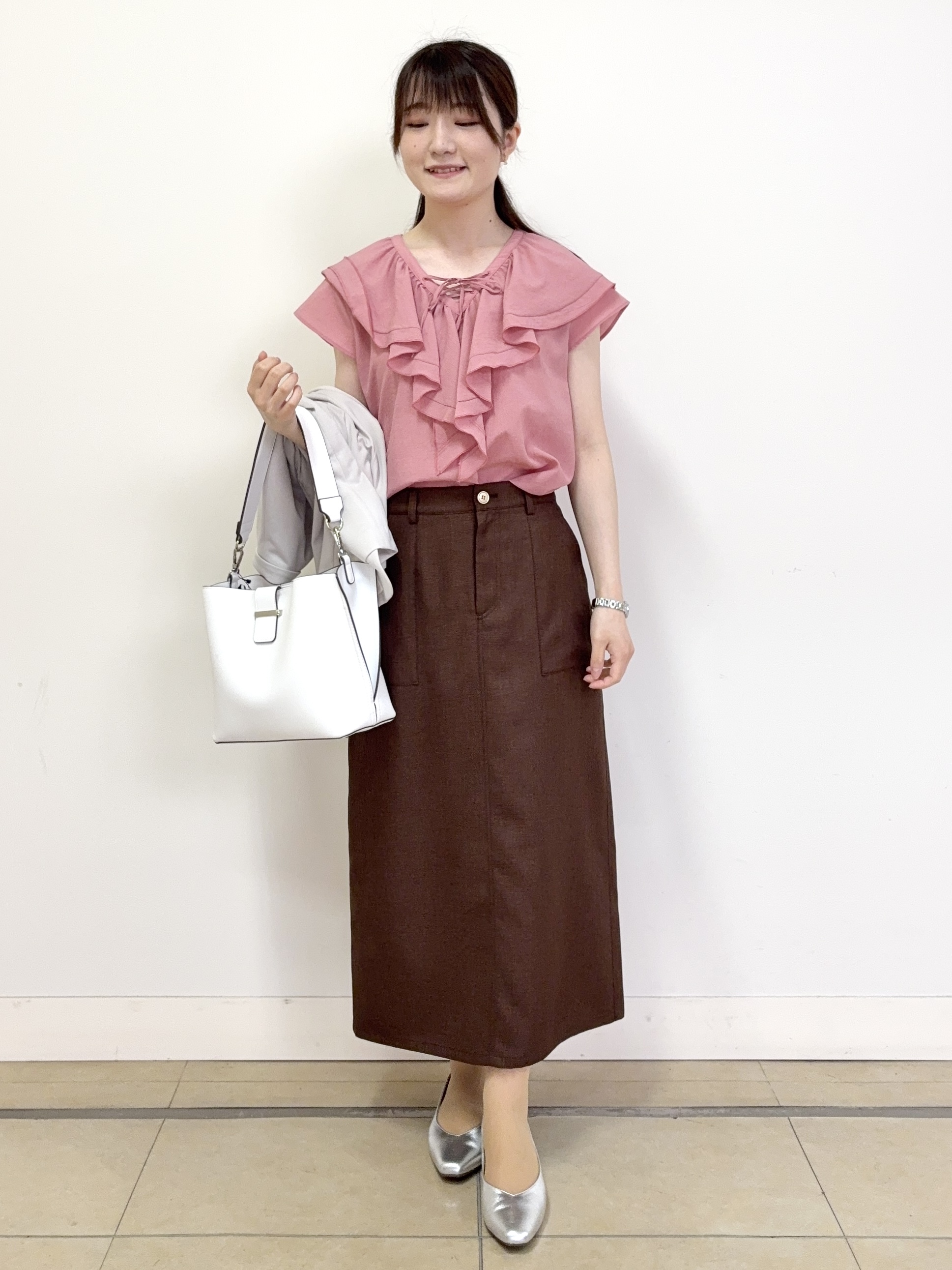 mikiさんの「Reflect｜【SS-4Lサイズ／UVカット／接触冷感】匠ジャケット／ベーシックテーラード」を使ったコーディネート