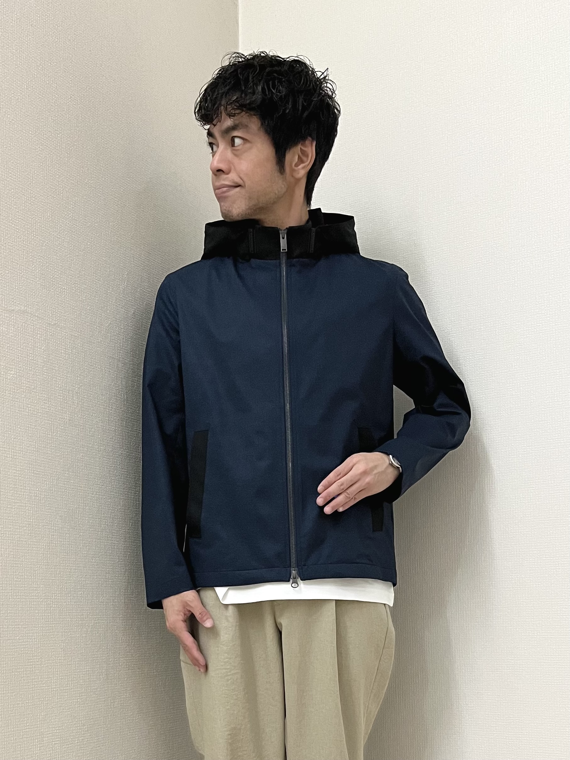 URAさんの「TAKEO KIKUCHI｜2WAYアクティブ ライト ブルゾン」を使ったコーディネート