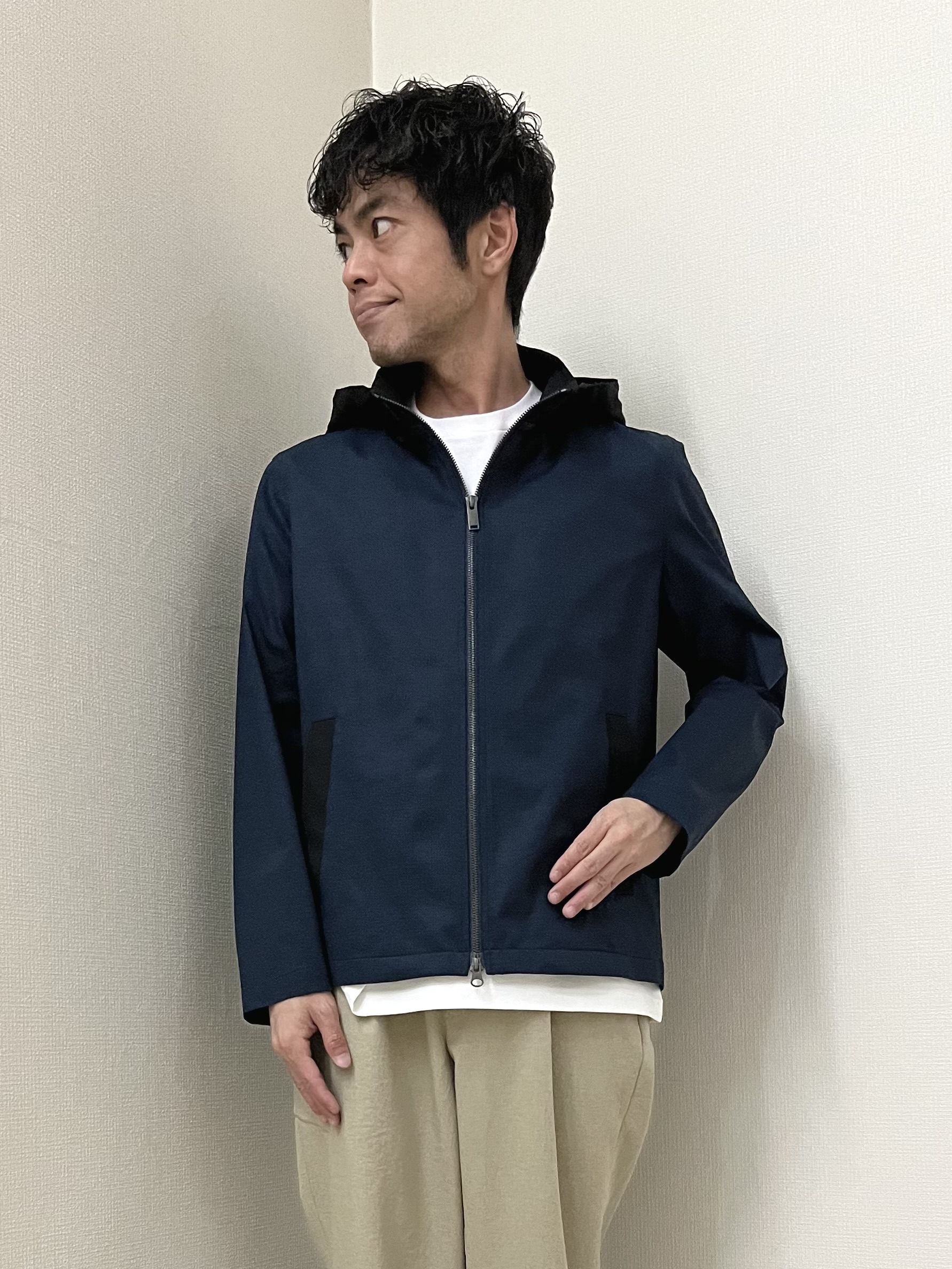 URAさんの「TAKEO KIKUCHI｜2WAYアクティブ ライト ブルゾン」を使ったコーディネート