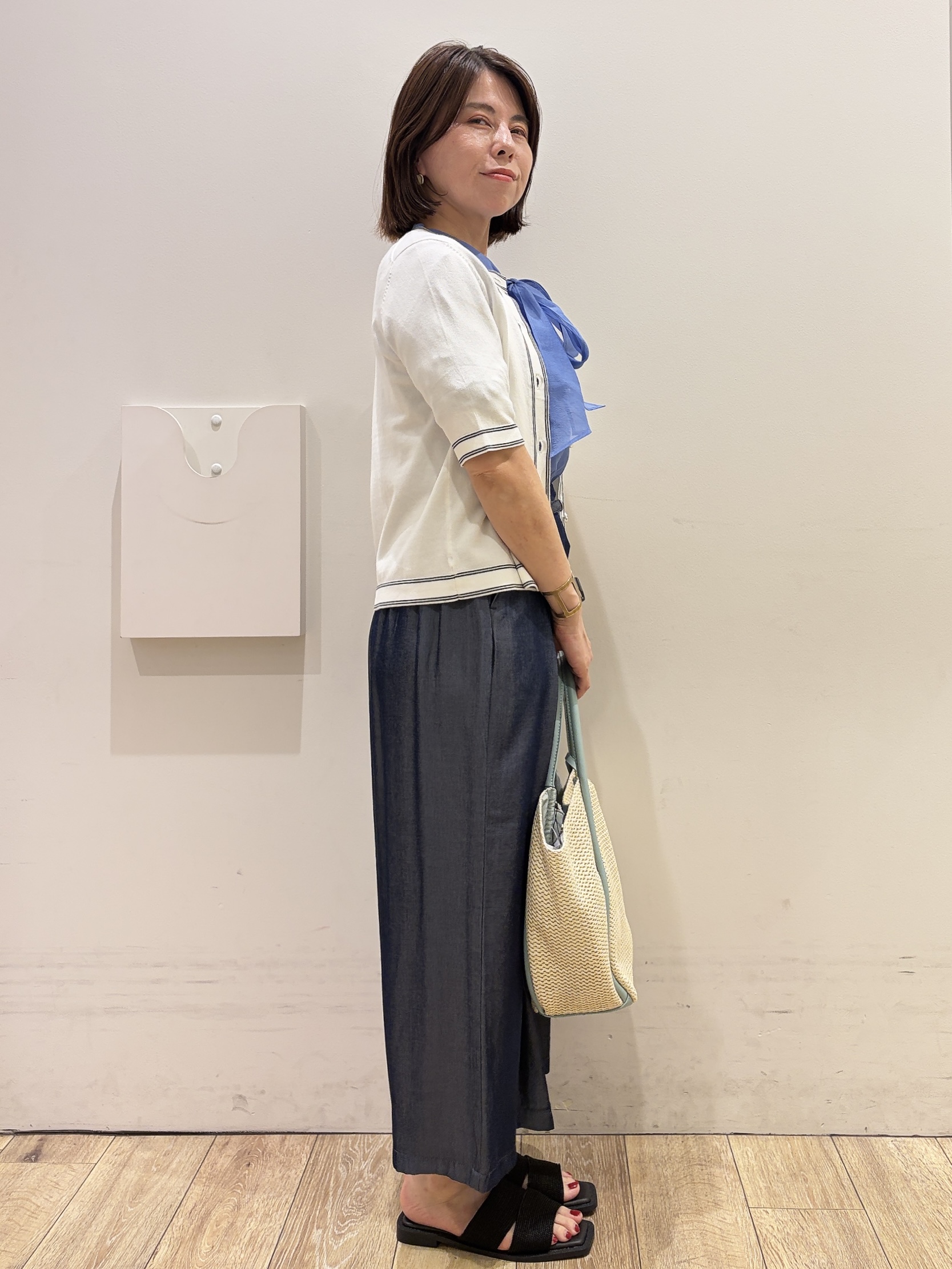 YUKOさんの「index｜クロスオーバルメタルリング」を使ったコーディネート