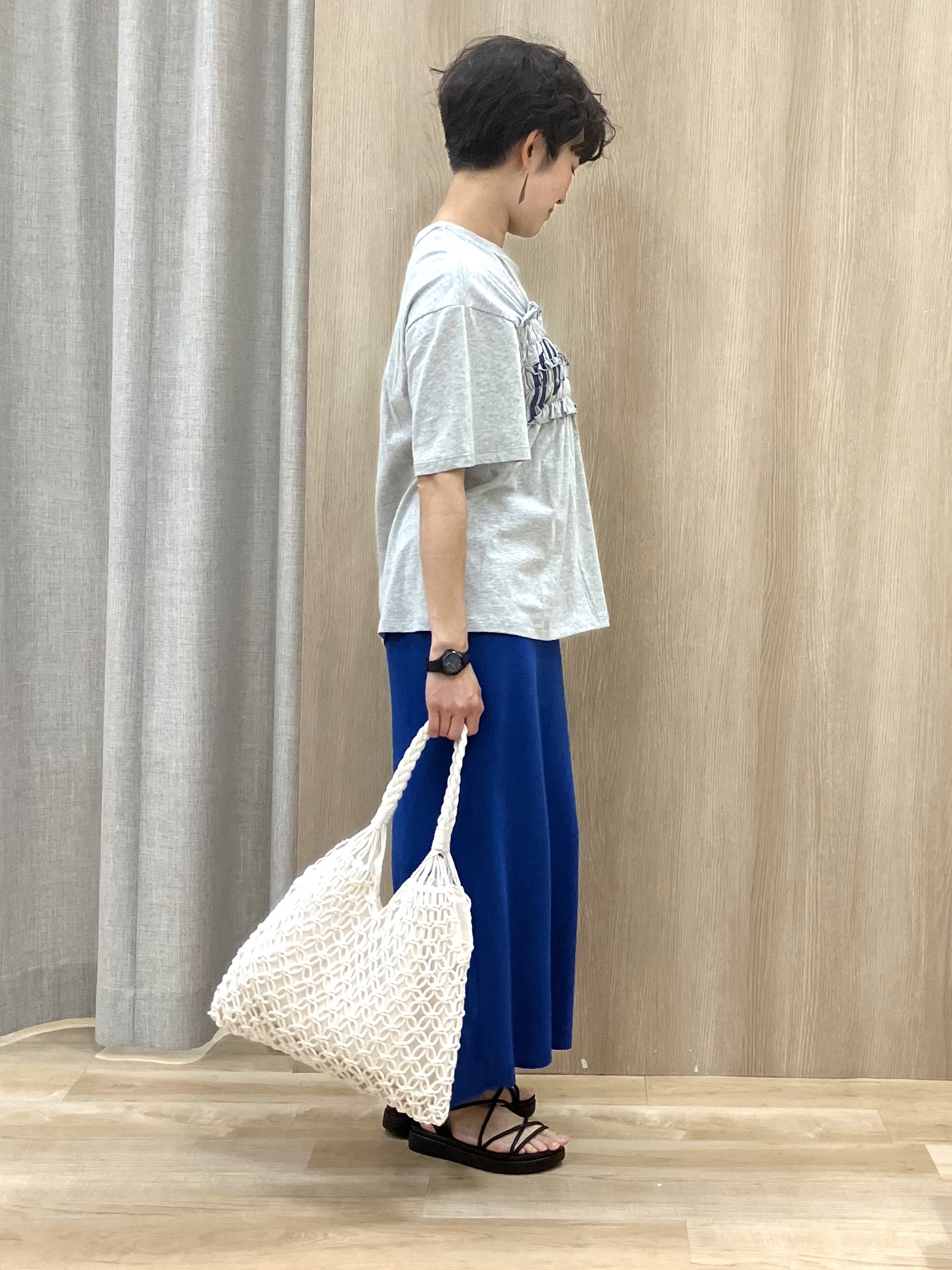 Keiさんの「grove｜【Lee】SHIRRING H／S TEE」を使ったコーディネート