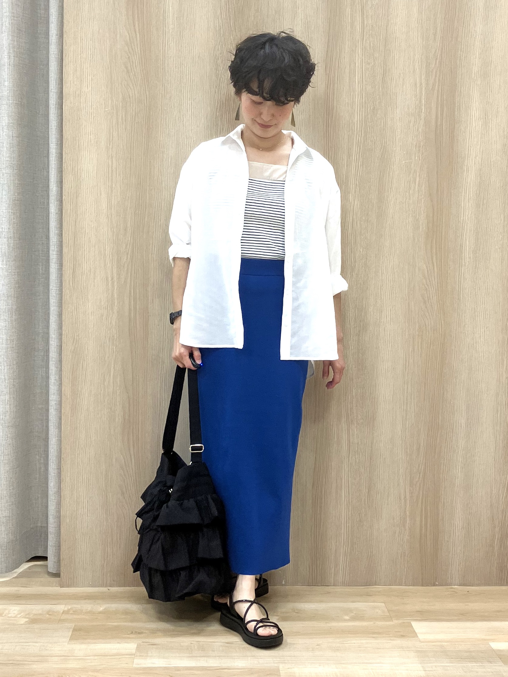 Keiさんの「grove｜【Lee】SHIRRING H／S TEE」を使ったコーディネート