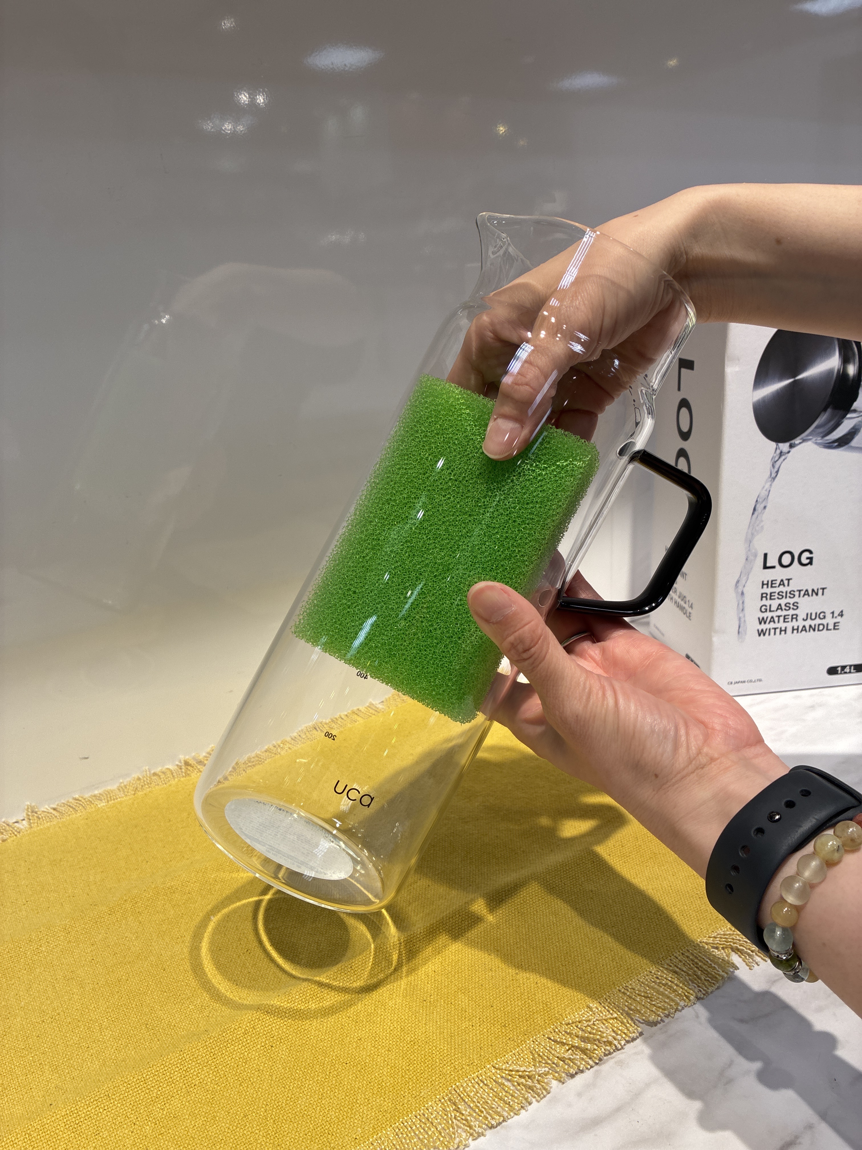 sawaさんの「212 KITCHEN STORE｜LOG 耐熱ガラスウォータージャグ ハンドル付き 1.0」を使ったコーディネート