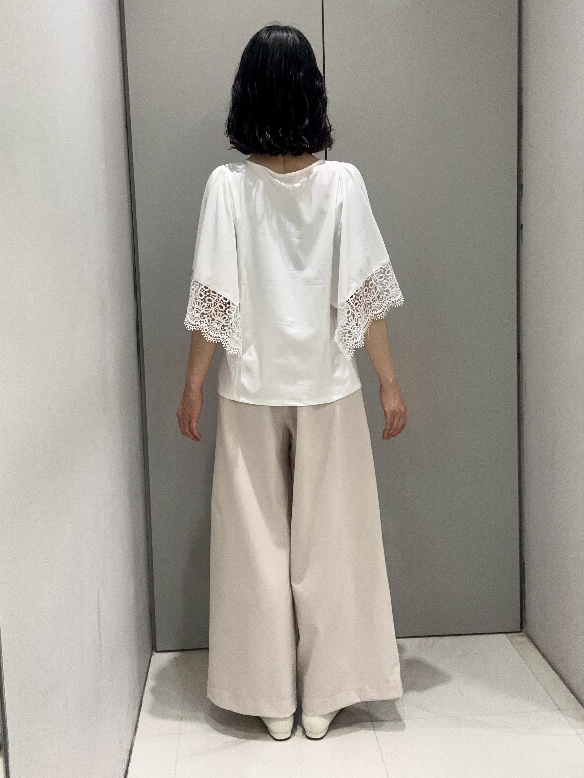 Kouさんの「Reflect｜【UVカット／接触冷感】レーススリーブジャージカットソー」を使ったコーディネート