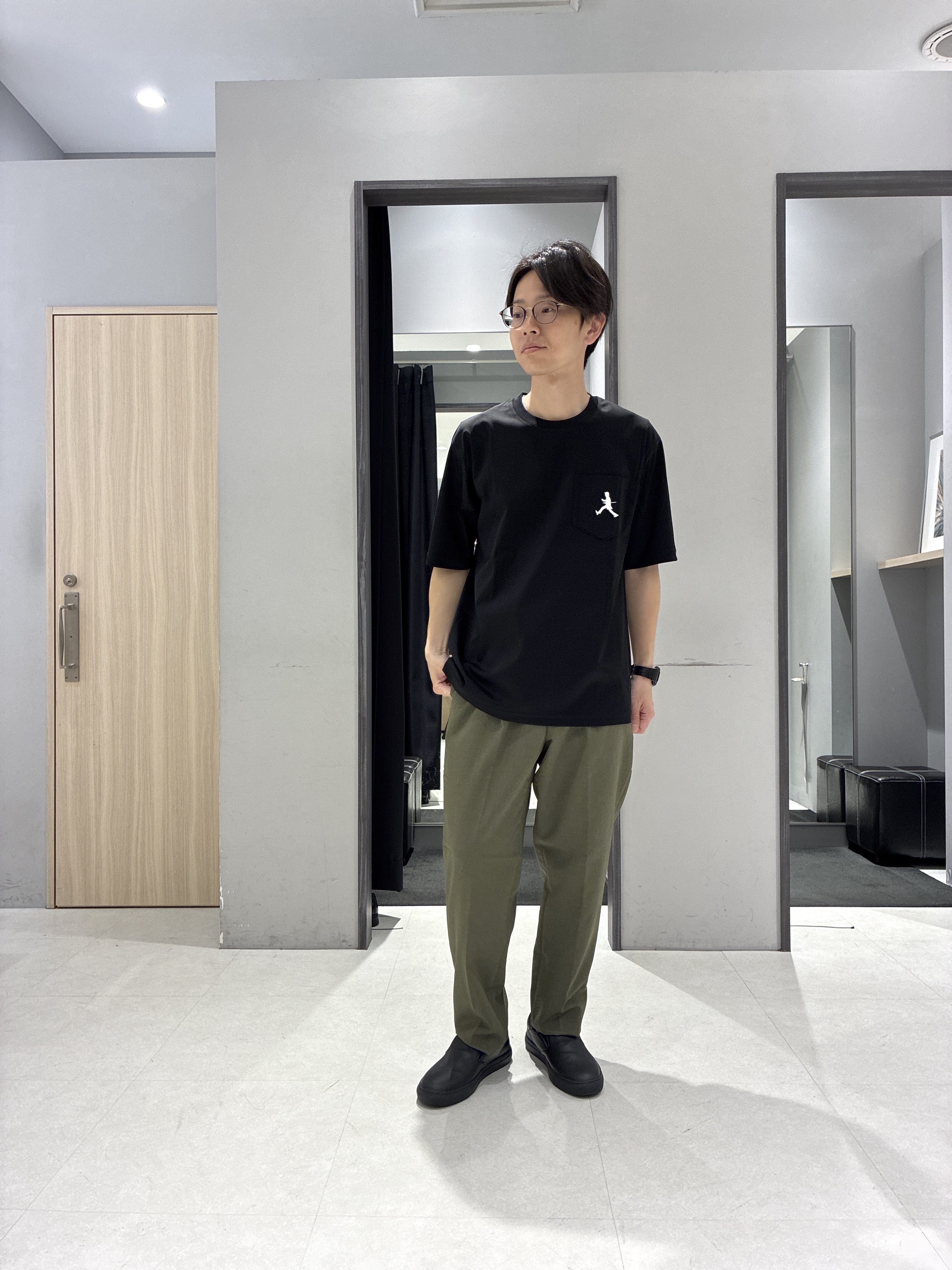 わいずみさんの「TAKEO KIKUCHI｜【接触冷感】ハイブリッド リネン 七分袖シャツ」を使ったコーディネート