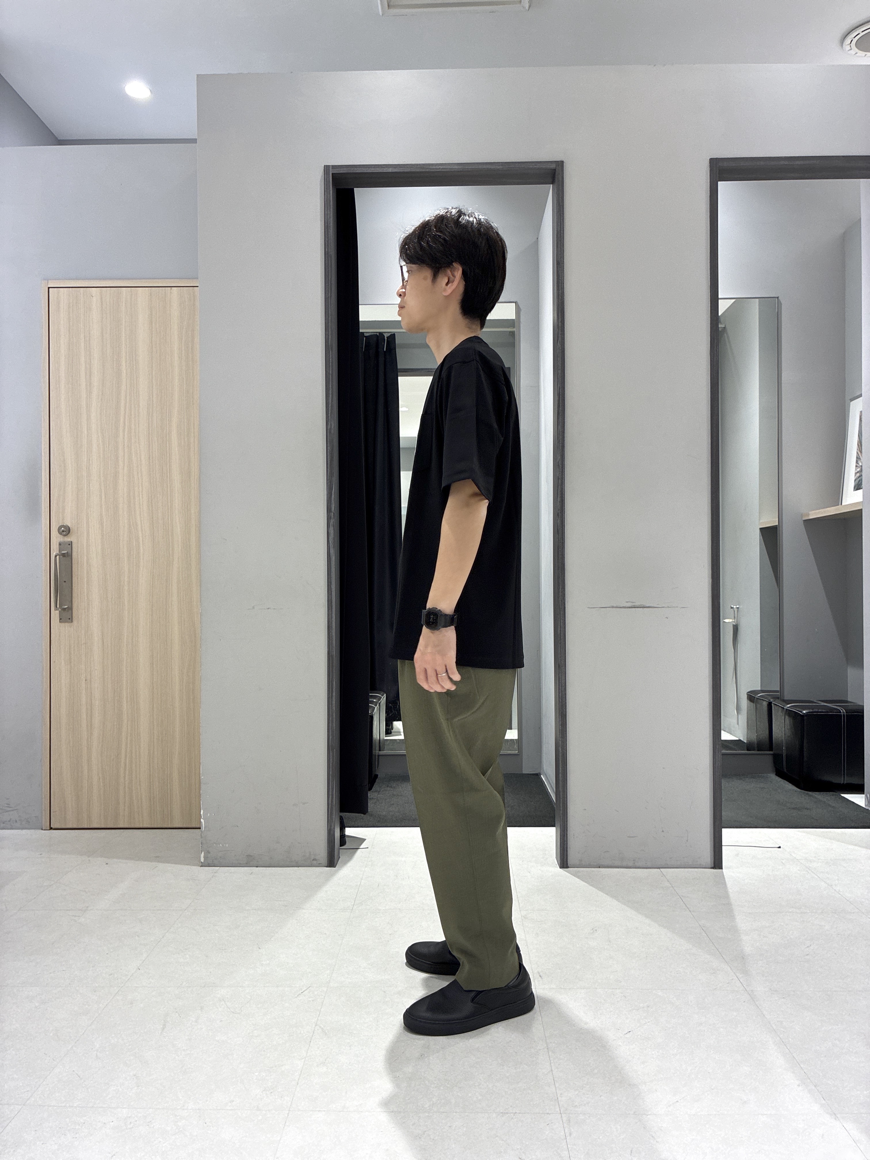 わいずみさんの「TAKEO KIKUCHI｜【接触冷感】ハイブリッド リネン 七分袖シャツ」を使ったコーディネート