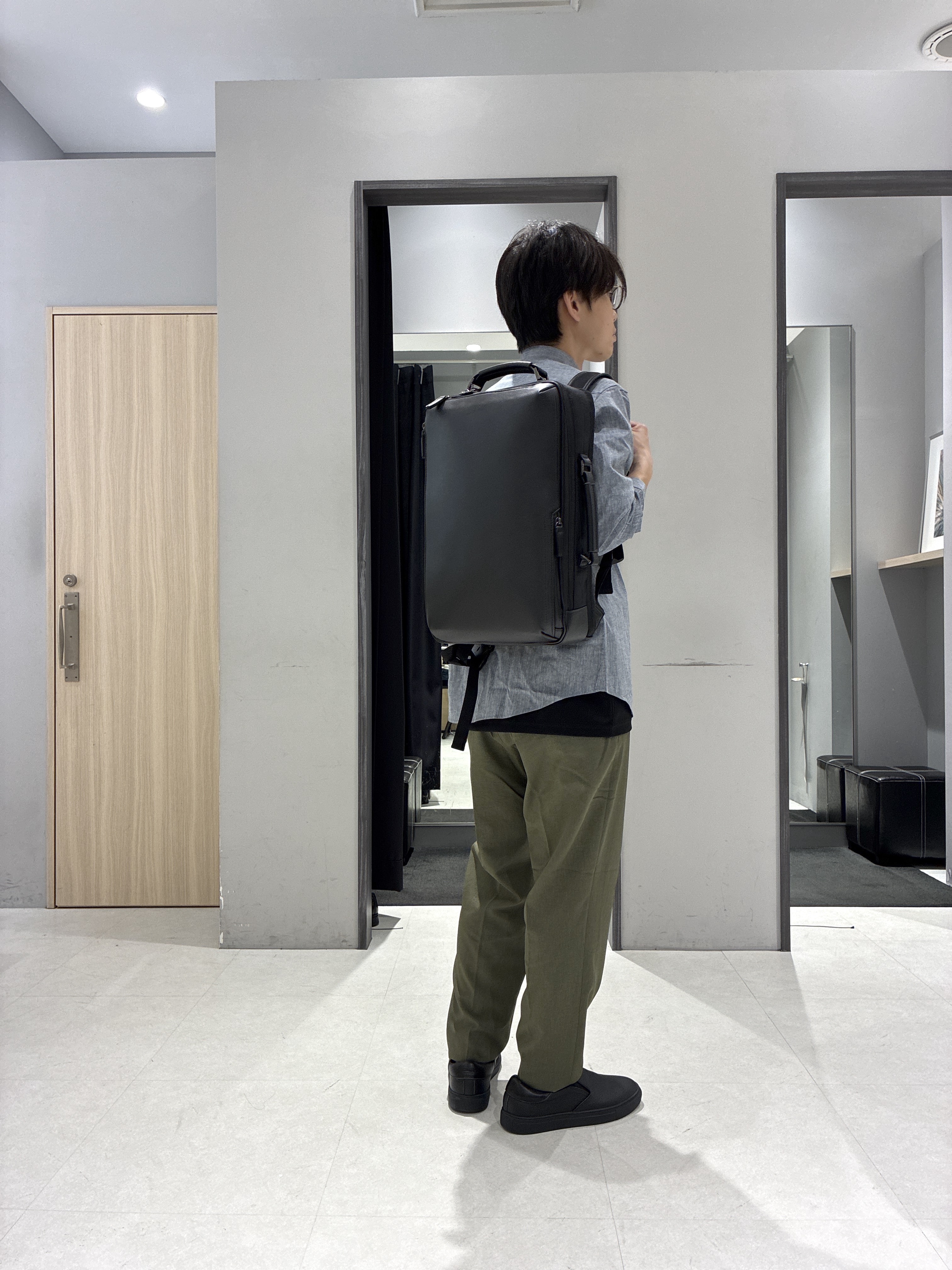 わいずみさんの「TAKEO KIKUCHI｜【接触冷感】ハイブリッド リネン 七分袖シャツ」を使ったコーディネート