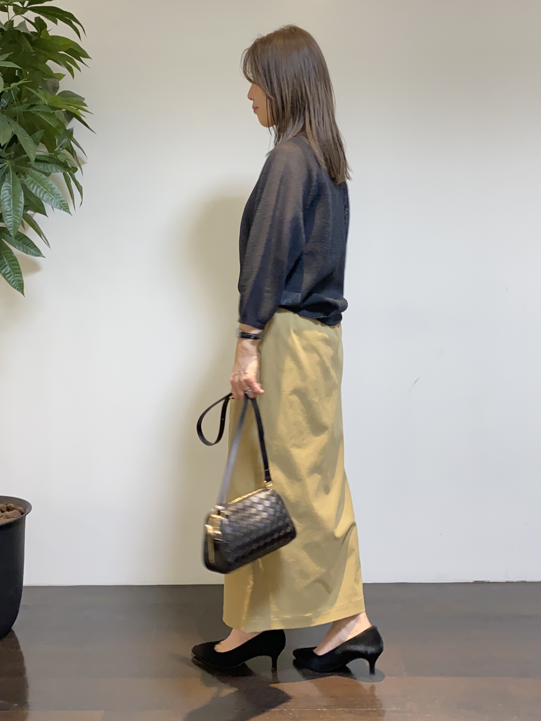 tomoさんの「UNTITLED｜【古畑星夏さん着用/洗える】シアーブルゾン」を使ったコーディネート
