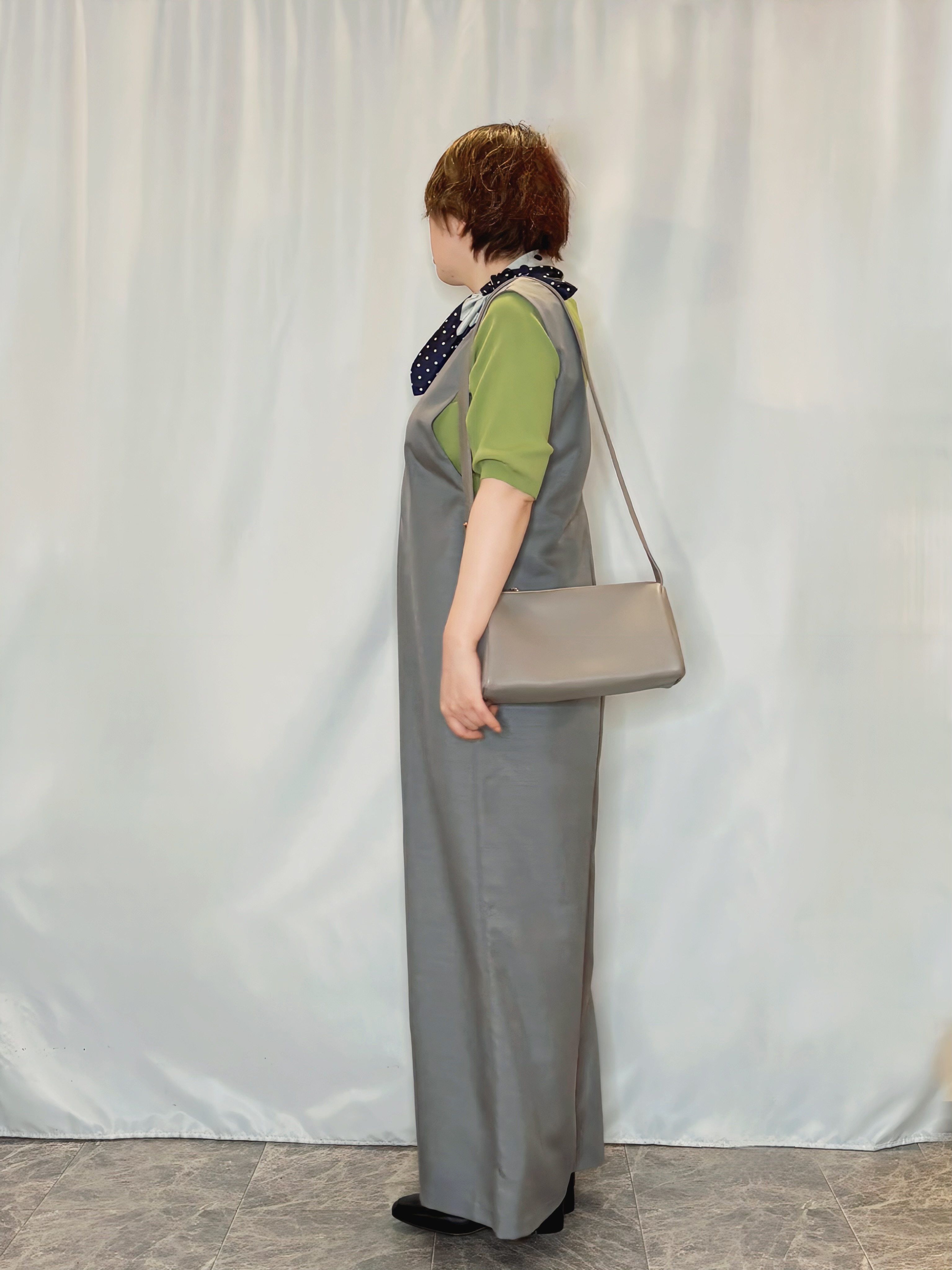 たみさんの「SHOO･LA･RUE｜【毎日洗える/S-LL/ひんやり/UV】上半身すっきり 二の腕見せない5分袖ニット」を使ったコーディネート