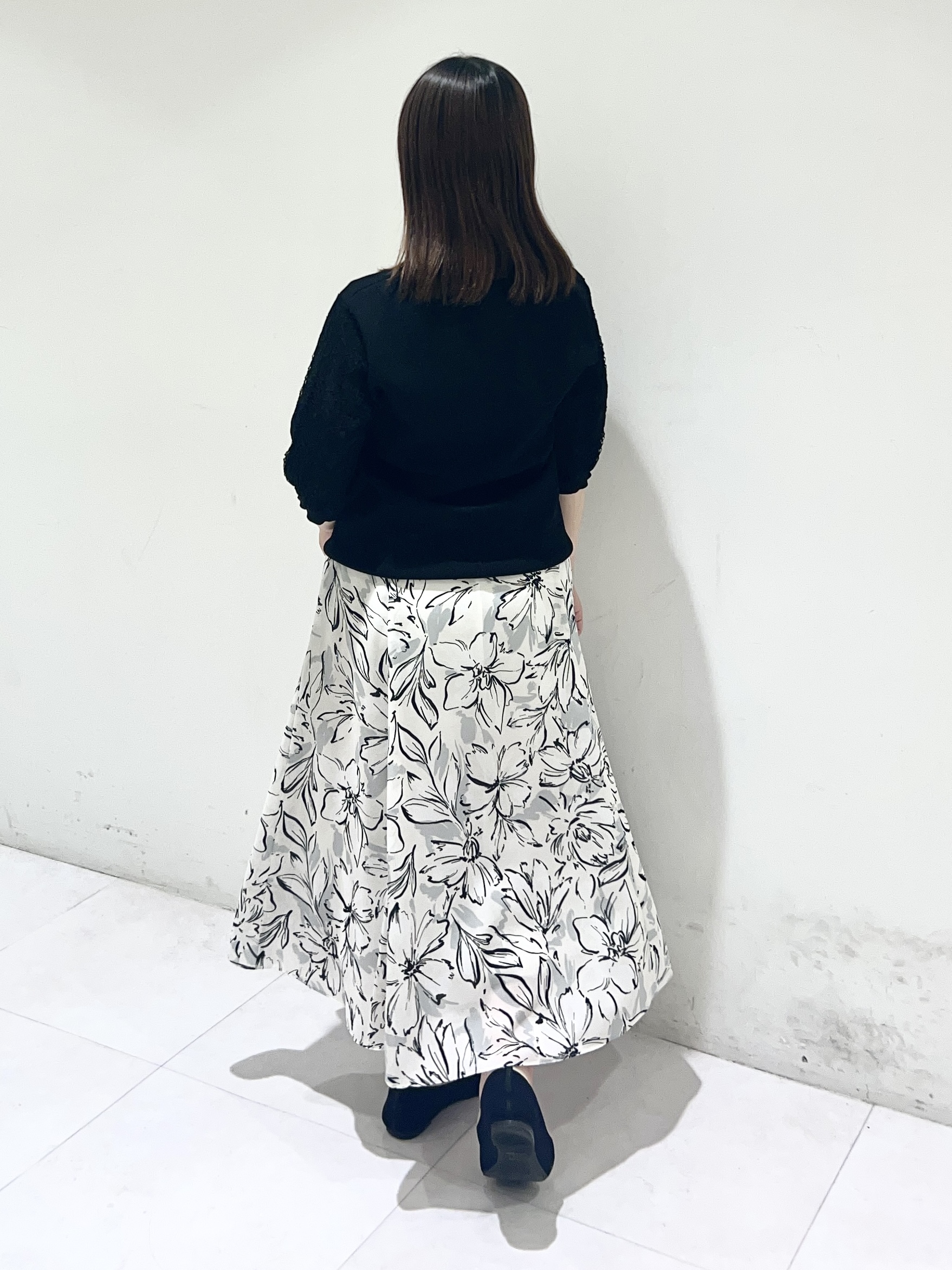 Mitsukiさんの「UNTITLED｜【洗える】エレガンススリーブニット」を使ったコーディネート