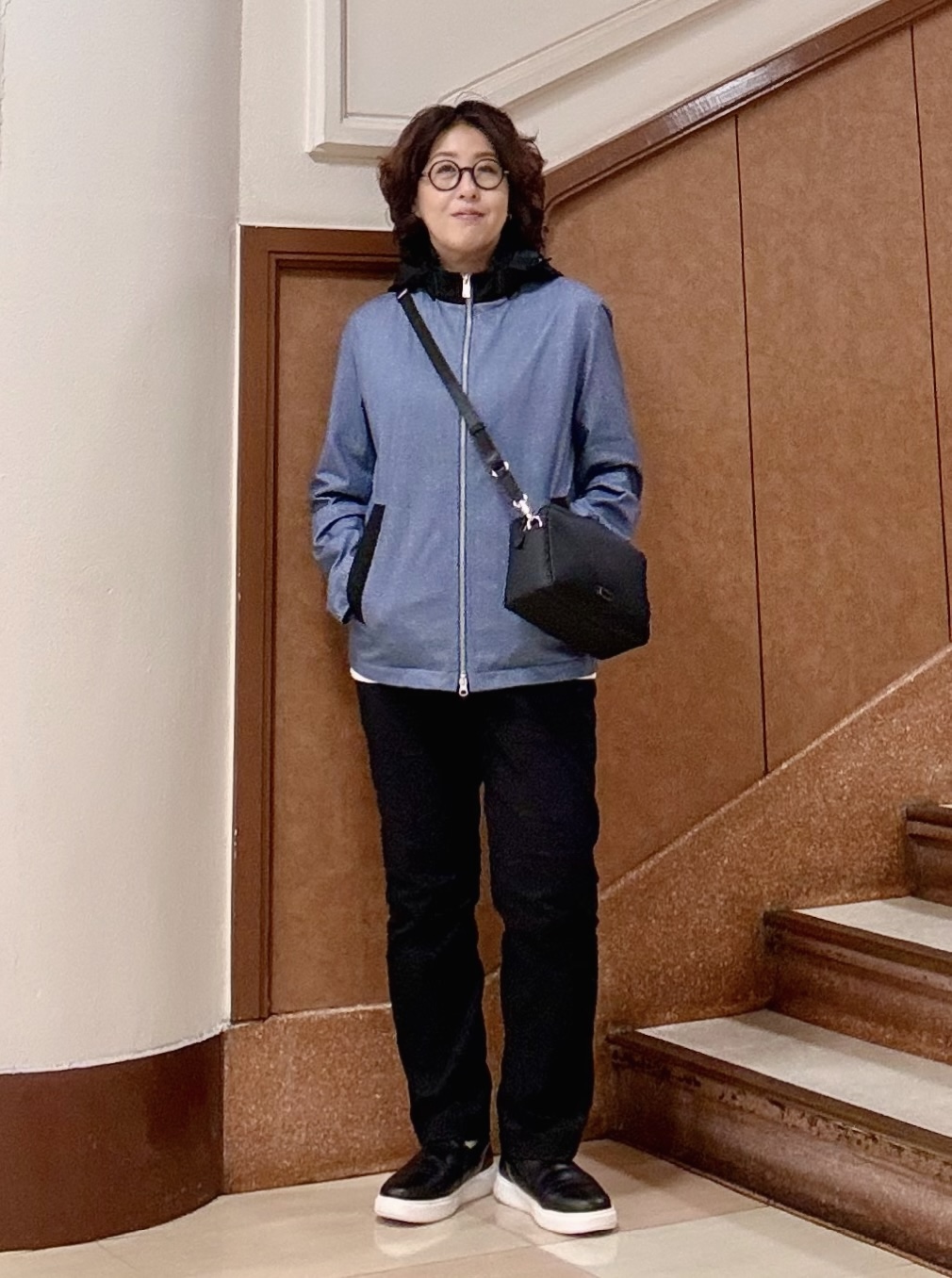 のぐみさんの「TAKEO KIKUCHI｜2WAYアクティブ ライト ブルゾン」を使ったコーディネート